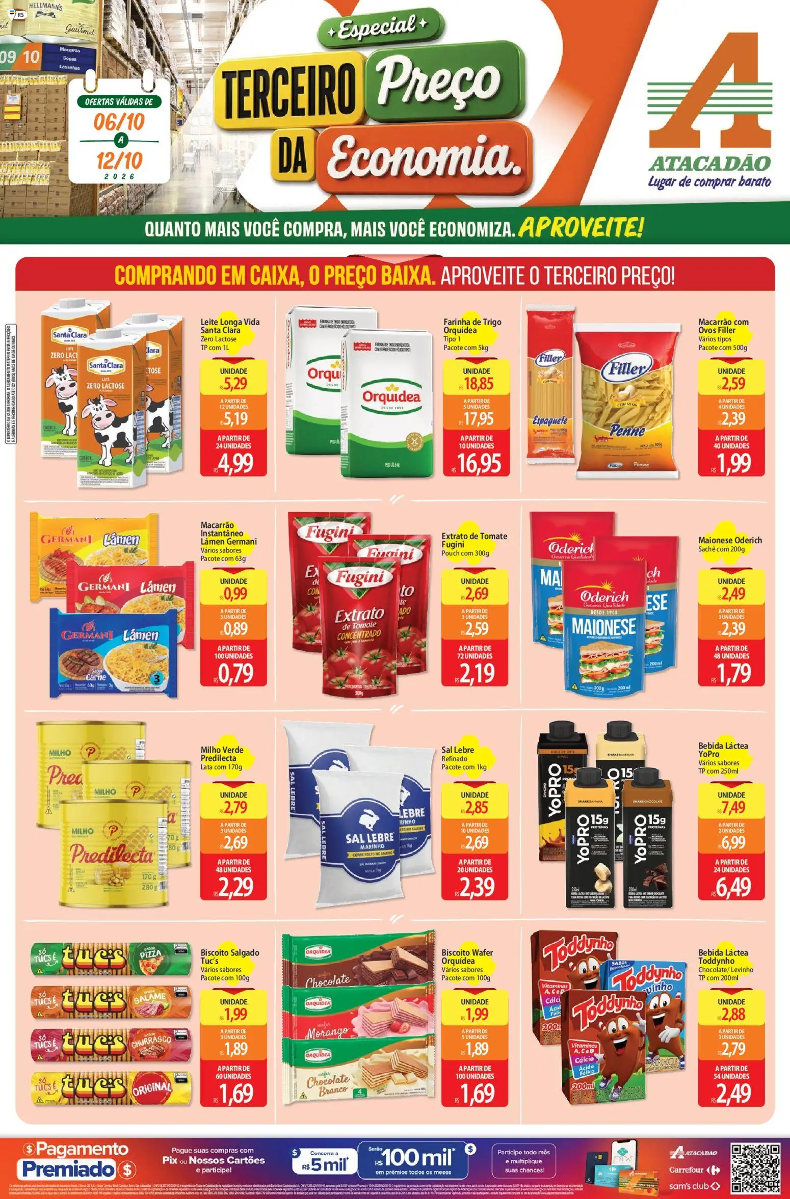 Pré-Visualização do folheto "Atacadão ofertas - RS" da loja Atacadão válido a partir de 06/10/2026