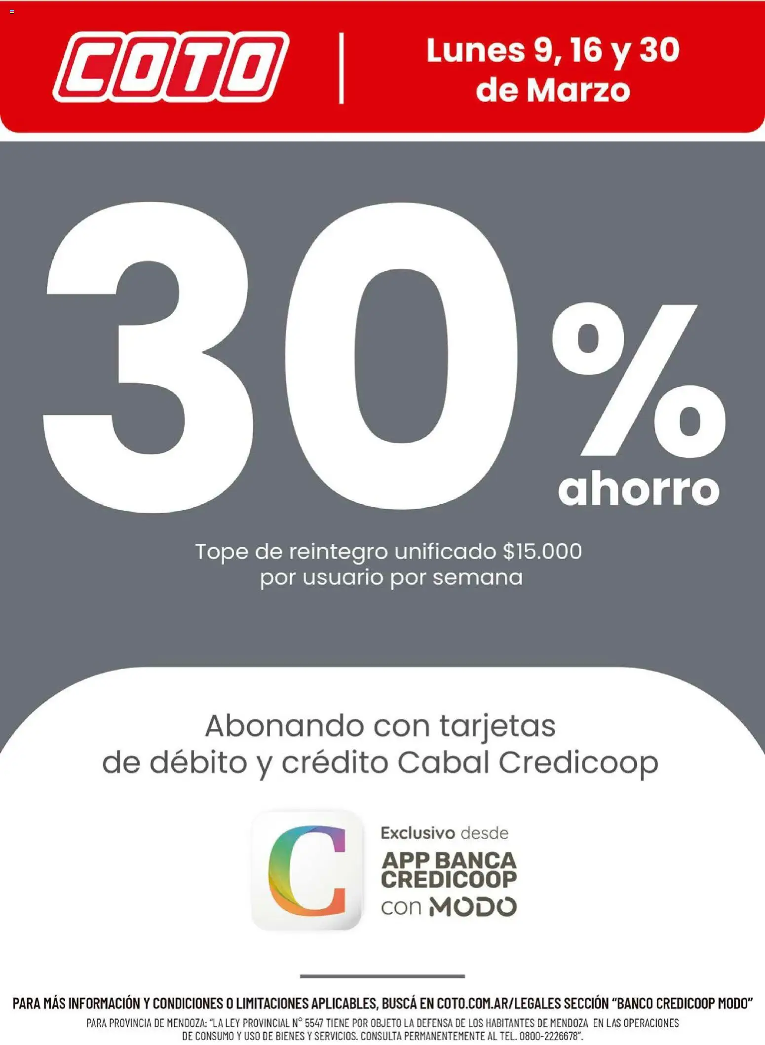 Vista previa del folleto de la tienda Coto válido desde el 09/03/2026 - Banco