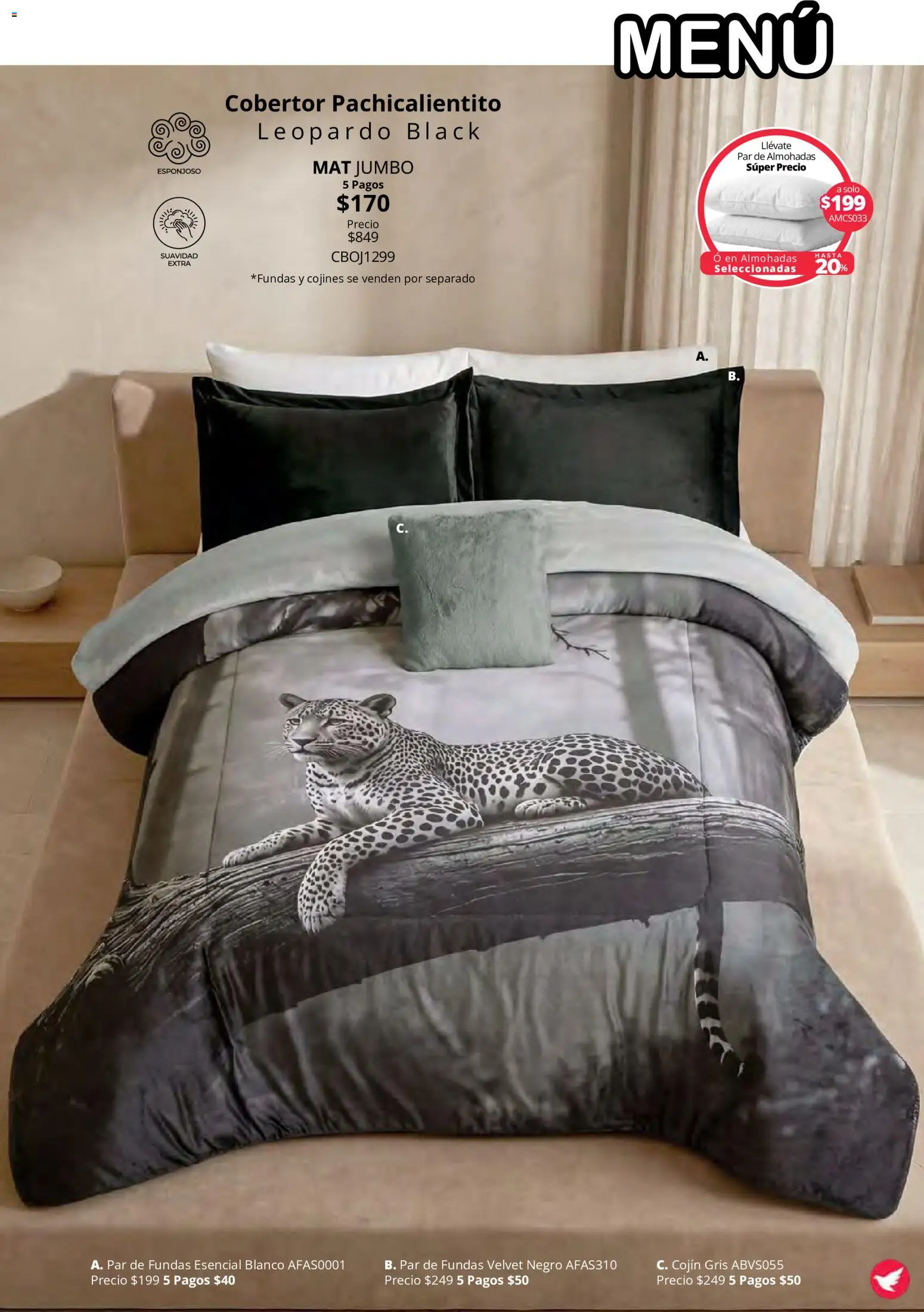 Vista previa las ofertas de la tienda Colchas Concord - Colchas Concord catálogo Colección Cobertor Calor de Hogar desde el 15/10/2026 