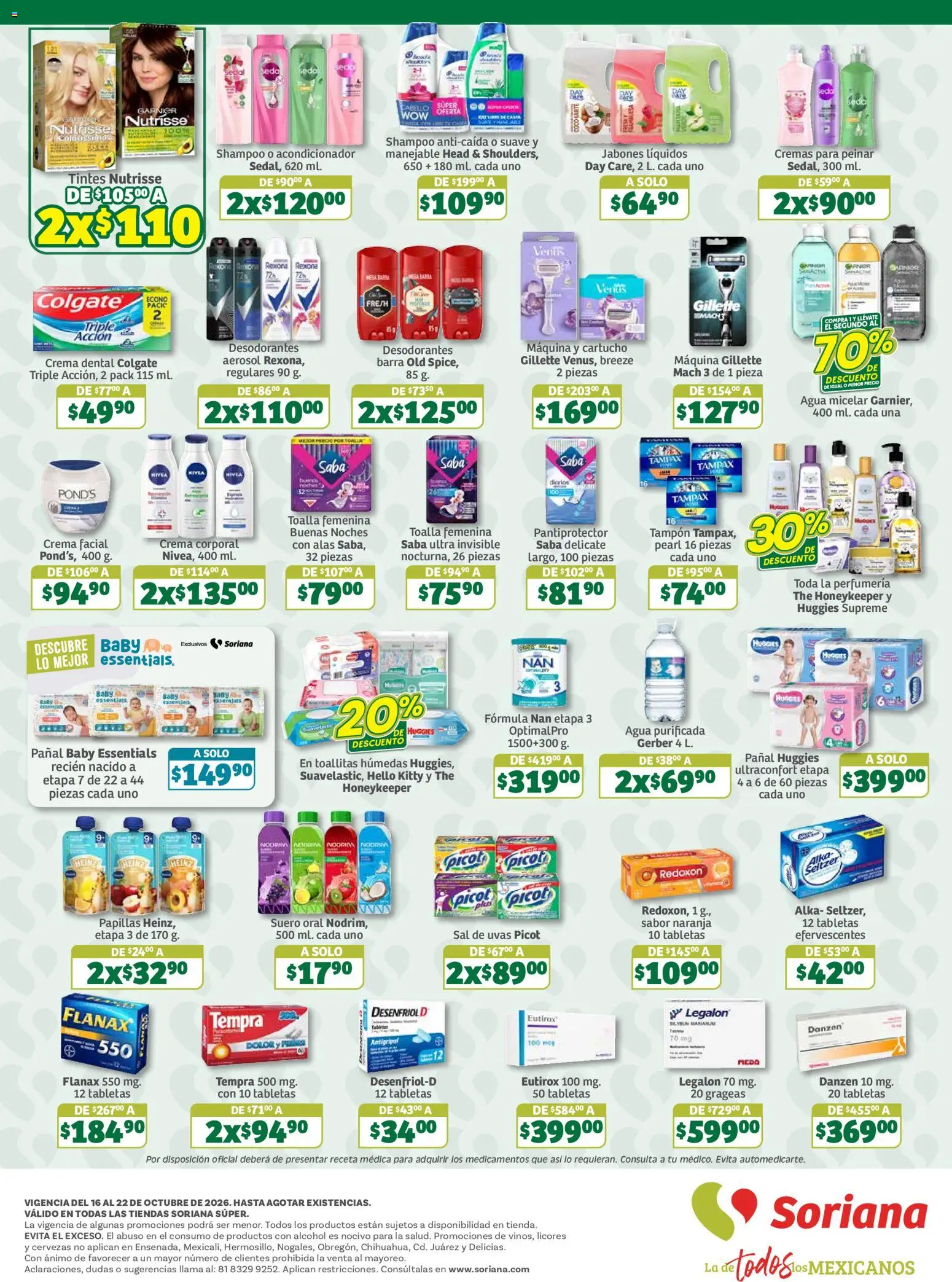 Vista previa las ofertas de la tienda Soriana - Soriana folleto En México Oferta se dice Soriana Súper desde el 16/10/2026 