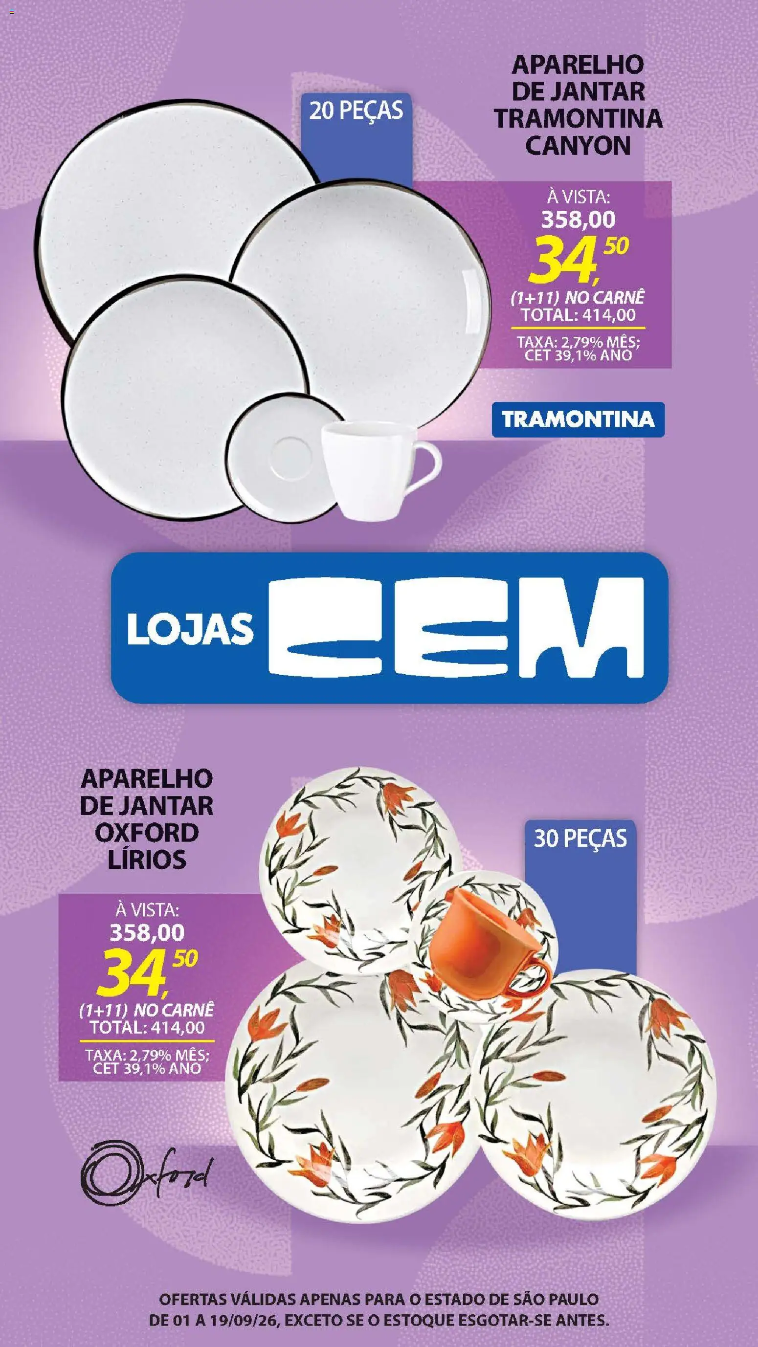 Ofertas Lojas Cem até 19/09/2026. - Página 100