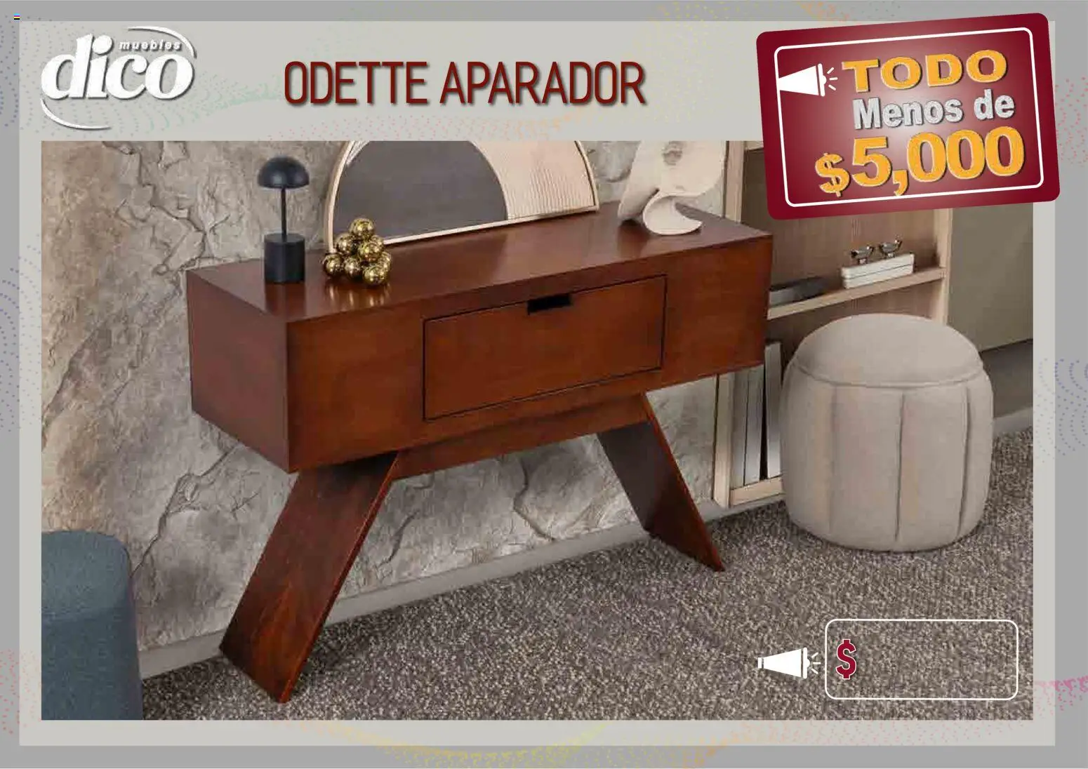 Vista previa las ofertas de la tienda Muebles Dico - Muebles Dico catálogo Todo menos de 5000 Pacifico desde el 09/04/2026 