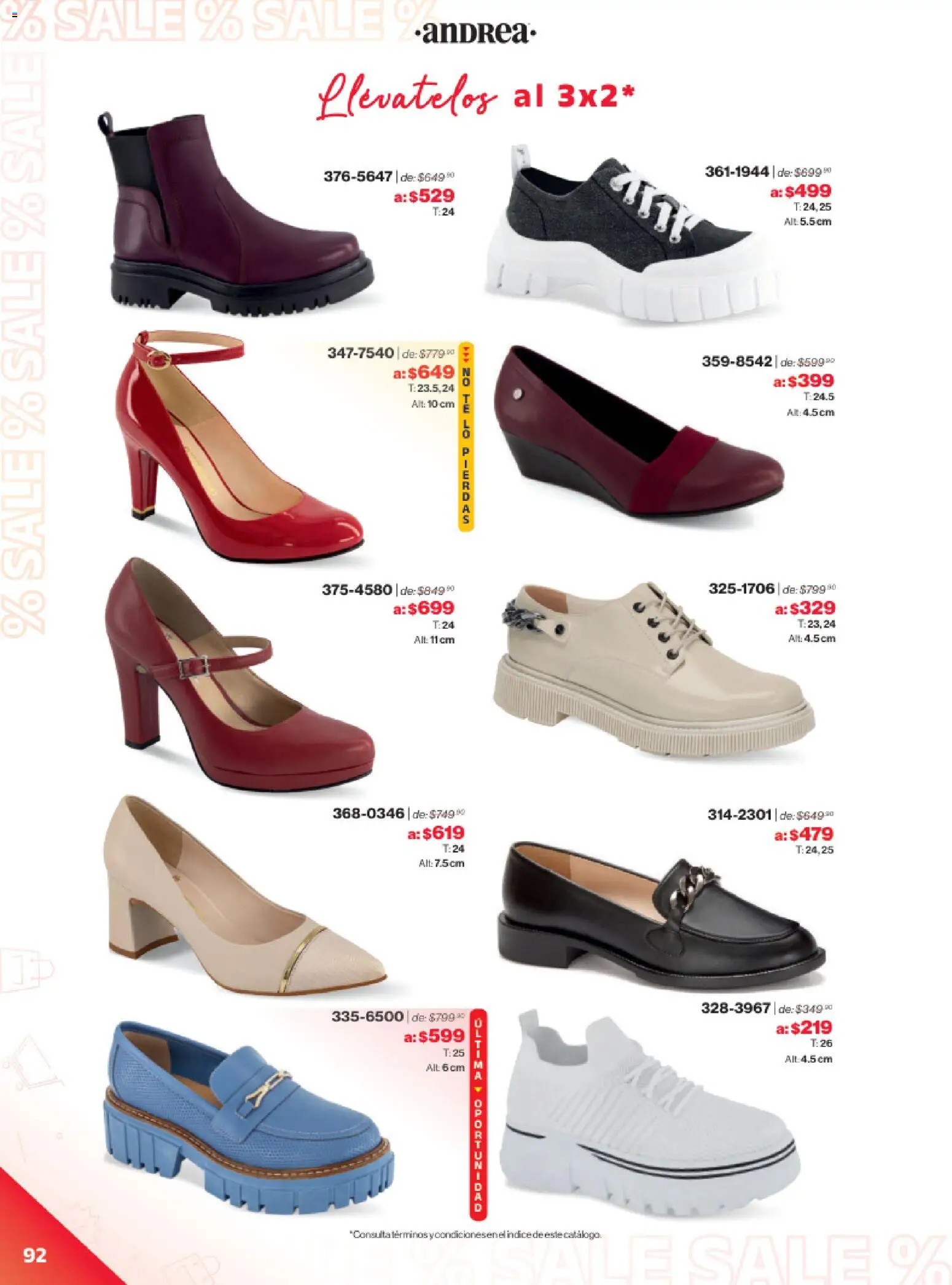 Vista previa las ofertas de la tienda Andrea - Catálogo Outlet desde el 21/12/2025 