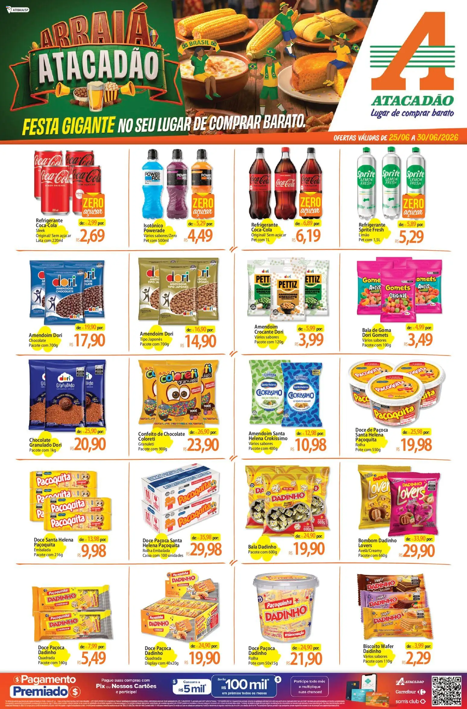 Pré-Visualização do folheto "Atacadão ofertas - SP" da loja Atacadão válido a partir de 25/06/2026
