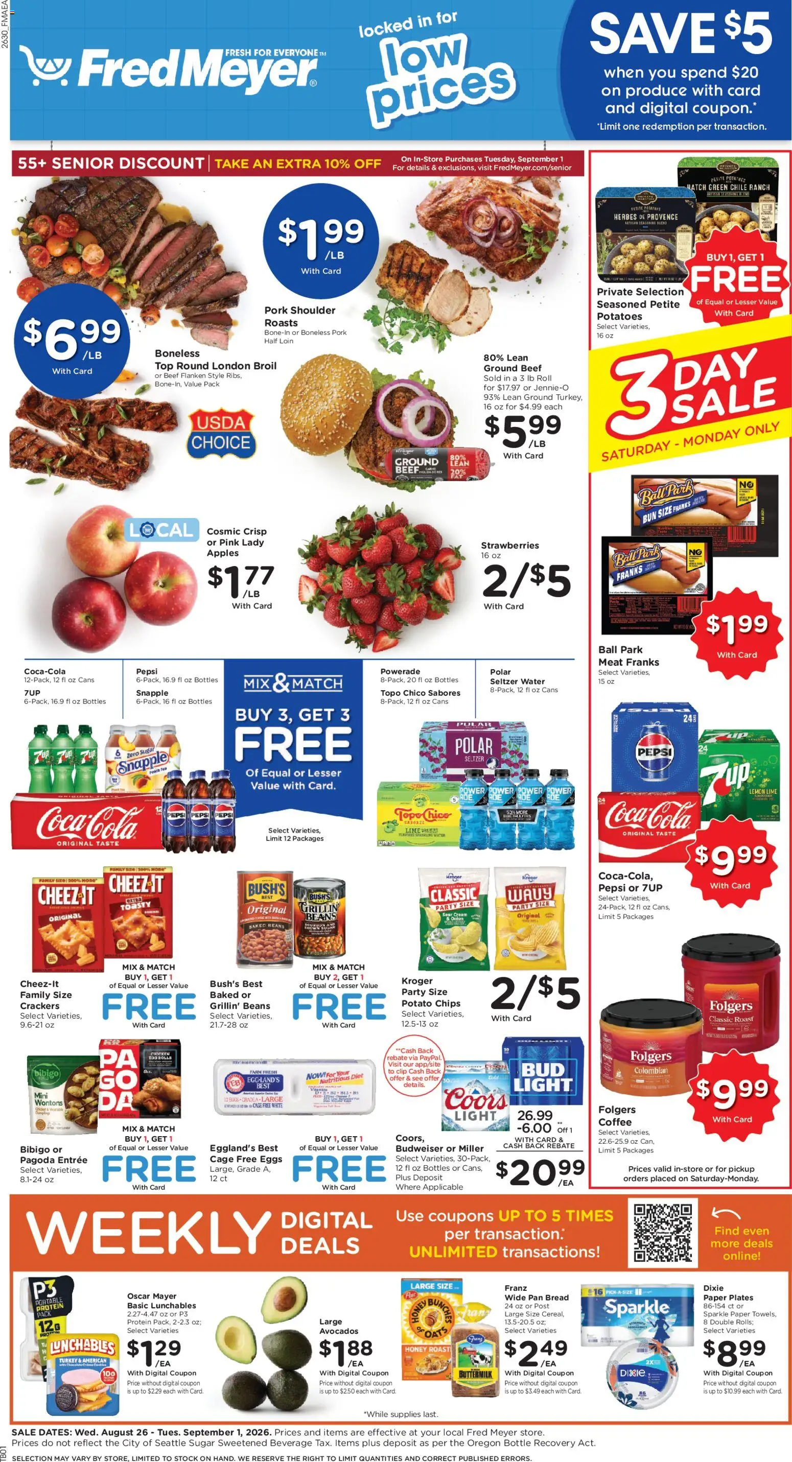 Ad Preview of Fred Meyer Fred Meyer Weekly Ad from 08/26/2026