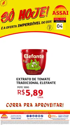 Pré-Visualização do folheto "Assaí Atacadista ofertas - DF" da loja Assaí Atacadista válido a partir de 04/06/2026