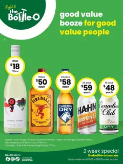 Preview of catalogue The Bottle-O catalogue Seaford from shop The Bottle-O valid 24/05/2026