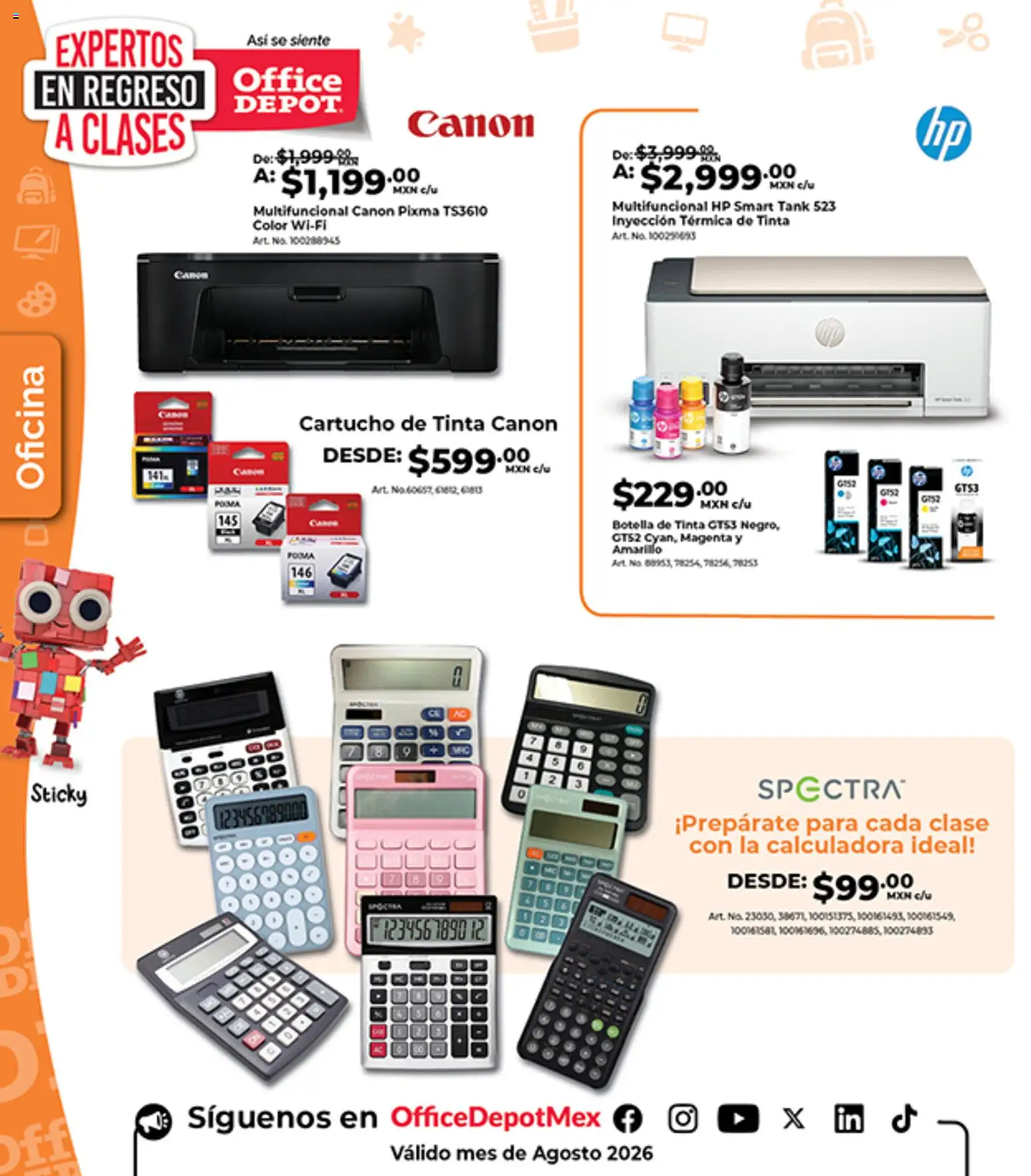 Vista previa las ofertas de la tienda Office Depot - Office Depot catálogo desde el 01/08/2026 