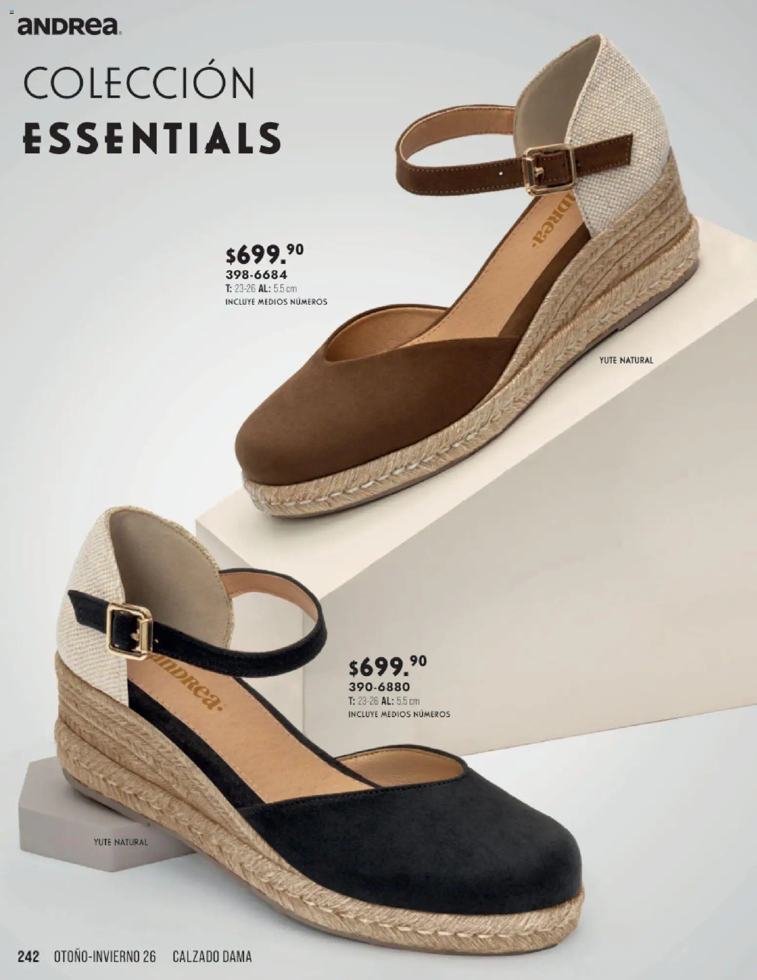 Vista previa las ofertas de la tienda Andrea - Andrea catálogo Otoño Invierno desde el 23/08/2026 