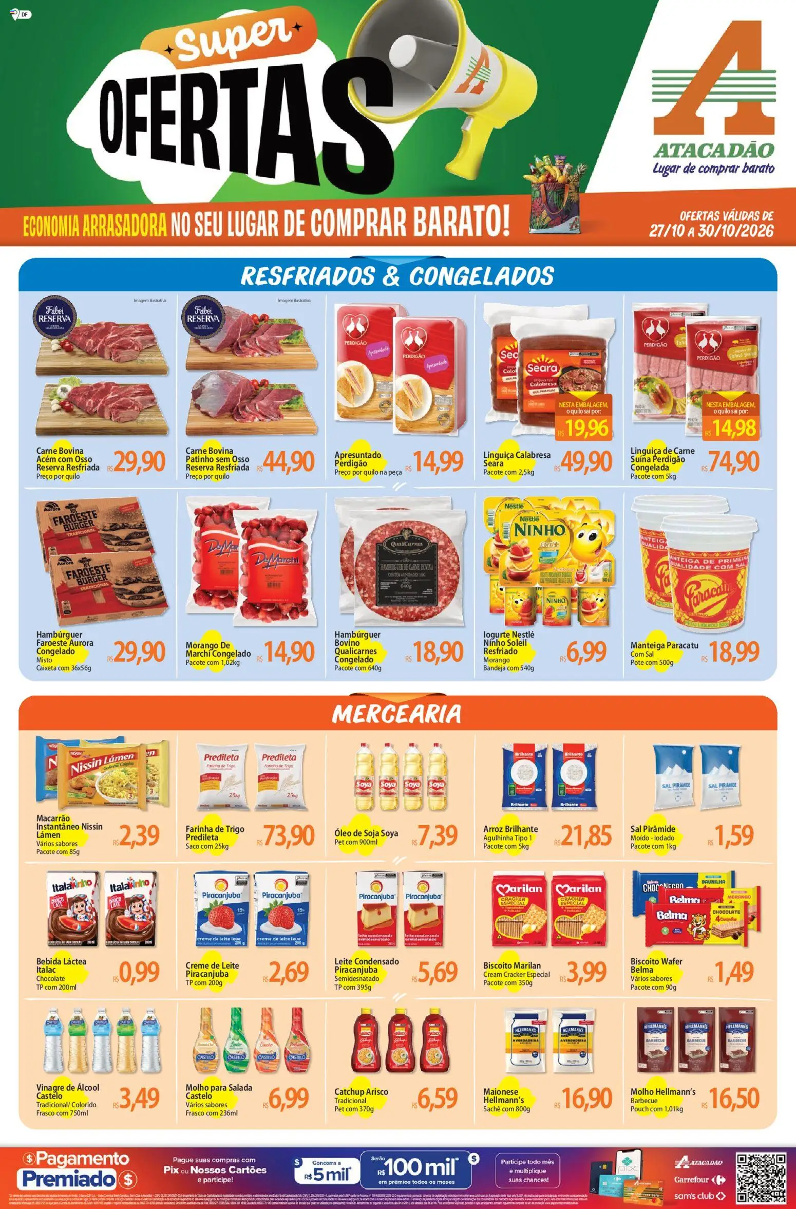 Pré-Visualização do folheto "Atacadão ofertas - DF" da loja Atacadão válido a partir de 27/10/2026