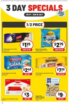 Preview of catalogue IGA 3 Day Specials NSW from shop IGA valid 17/07/2026