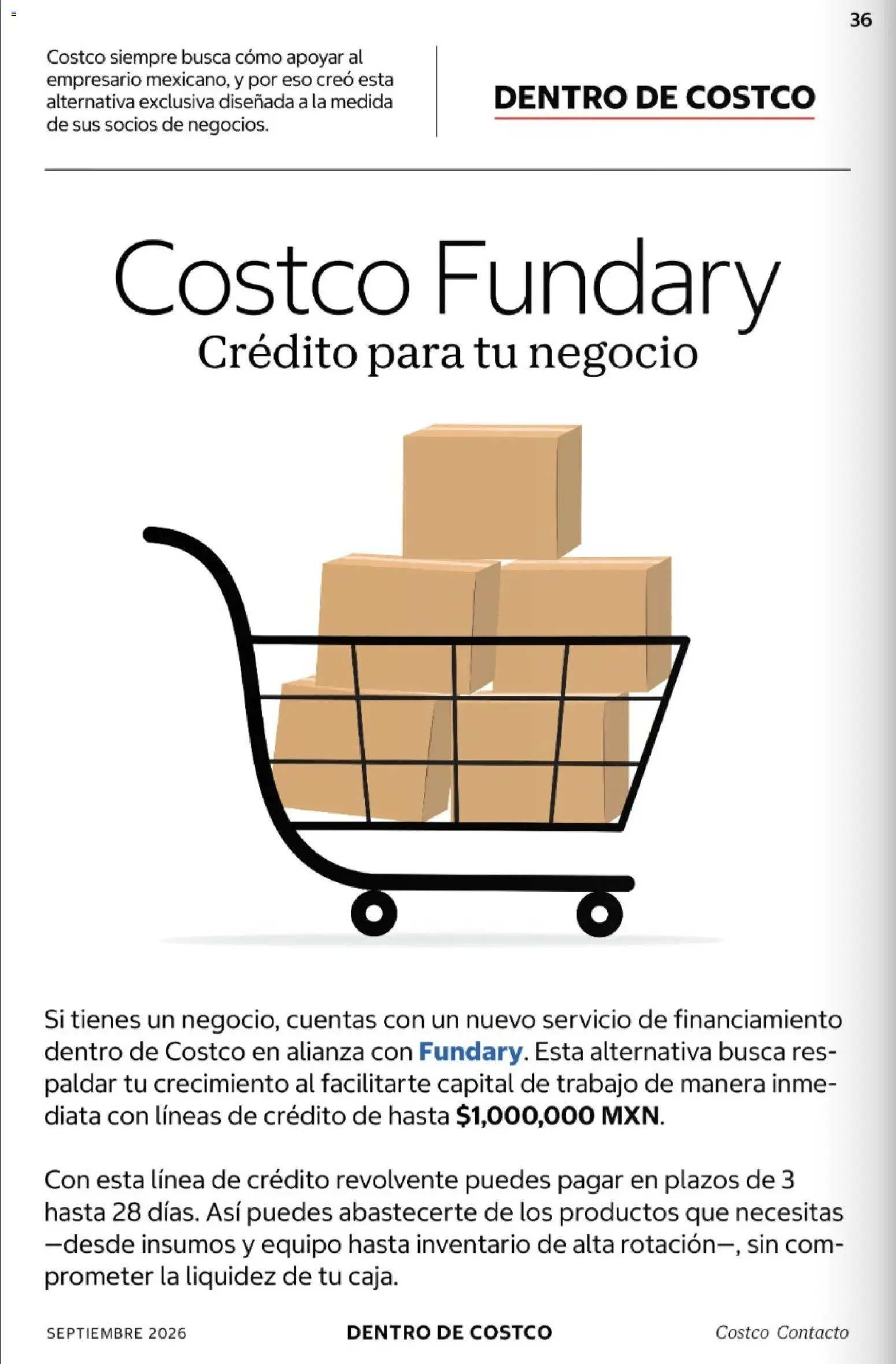 Vista previa las ofertas de la tienda Costco - Costco catálogo Septiembre desde el 01/09/2026 