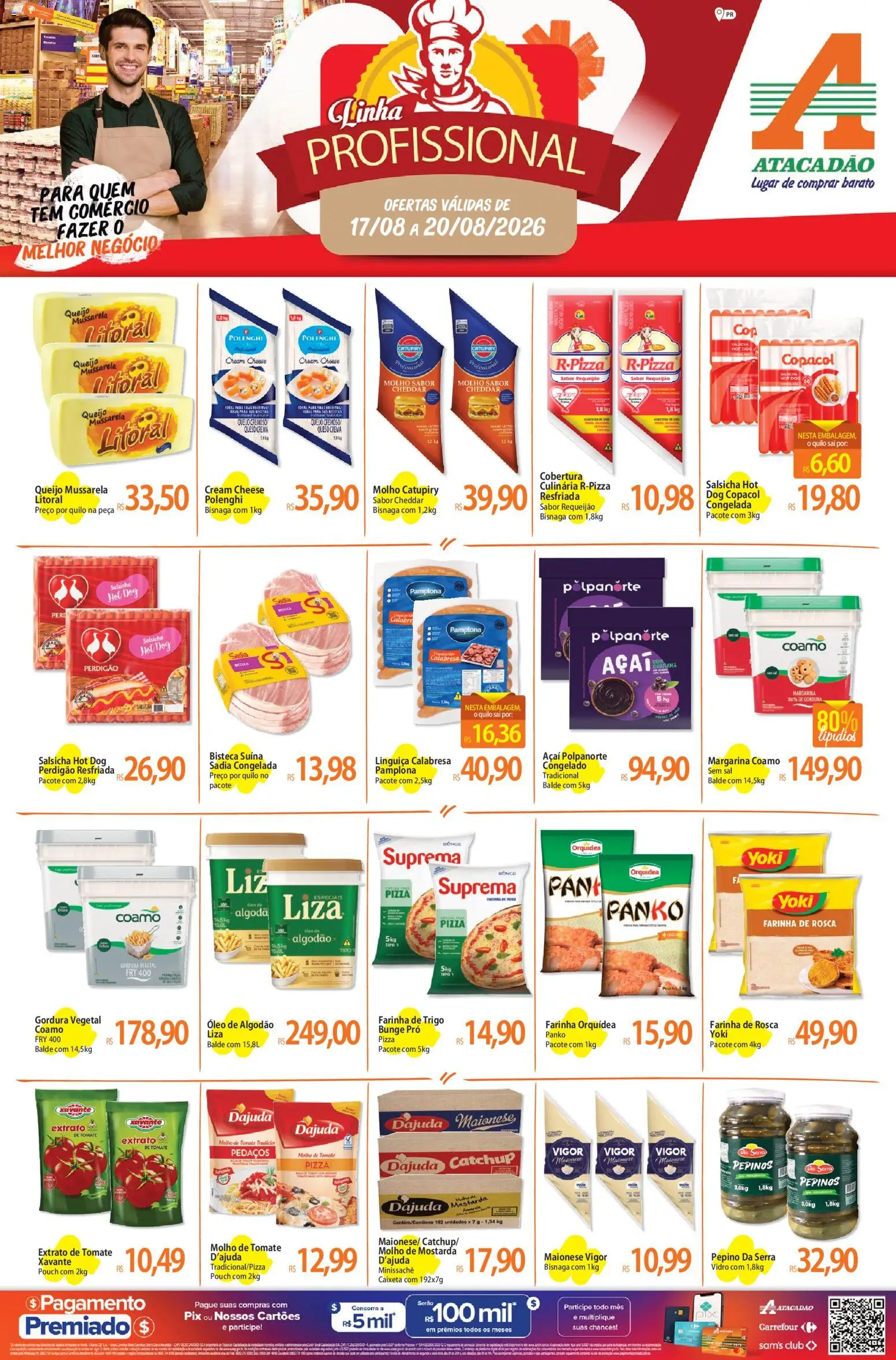 Pré-Visualização do folheto "Atacadão ofertas - PR" da loja Atacadão válido a partir de 17/08/2026