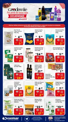 Pré-Visualização do folheto "Semar Supermercado ofertas Casa de Mãe" da loja Semar Supermercado válido a partir de 18/05/2026