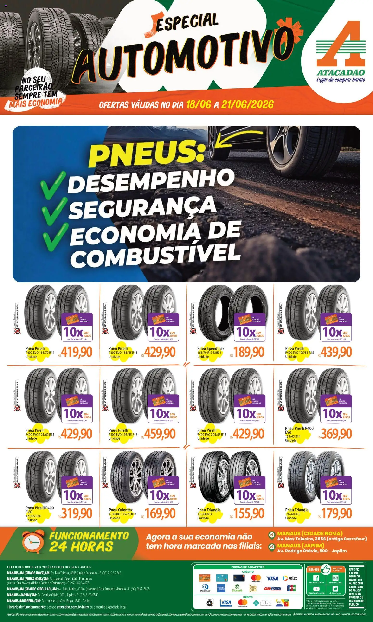 Pré-Visualização do folheto "Atacadão ofertas - AM" da loja Atacadão válido a partir de 18/06/2026