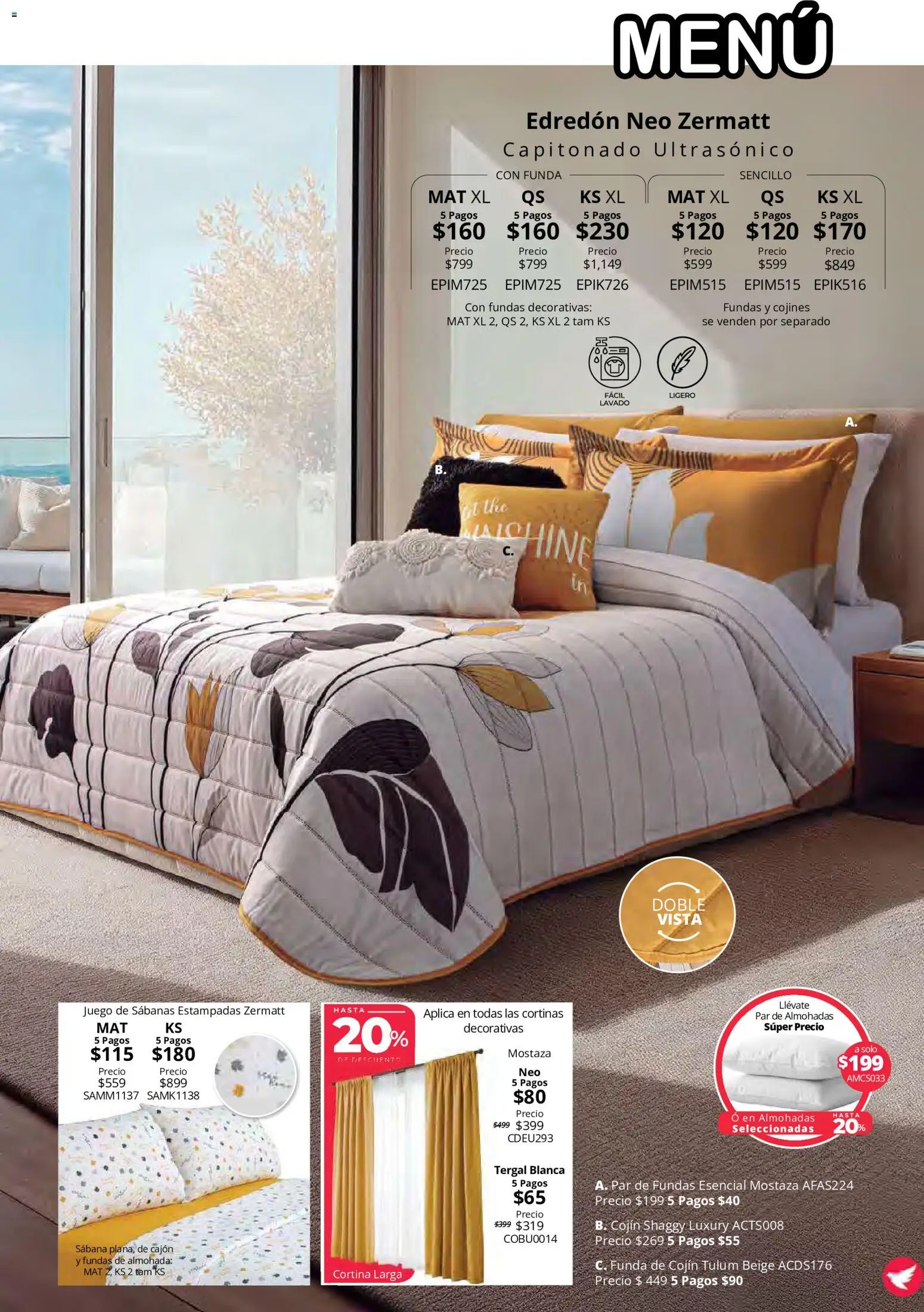 Vista previa las ofertas de la tienda Colchas Concord - Colchas Concord catálogo desde el 15/10/2026 