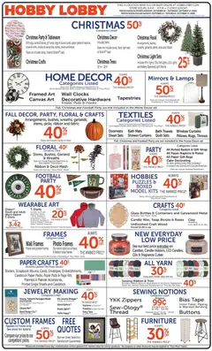 Ad Preview of Hobby Lobby Hobby Lobby Weekly Ad from 10/11/2026