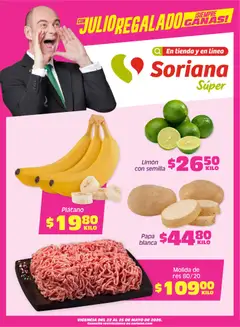 Vista previa las ofertas de la tienda Soriana - Soriana Fin de Semana Súper: Ver, Tab, Chis, Camp, Yuc y Q. Roo desde el 22/05/2026 
