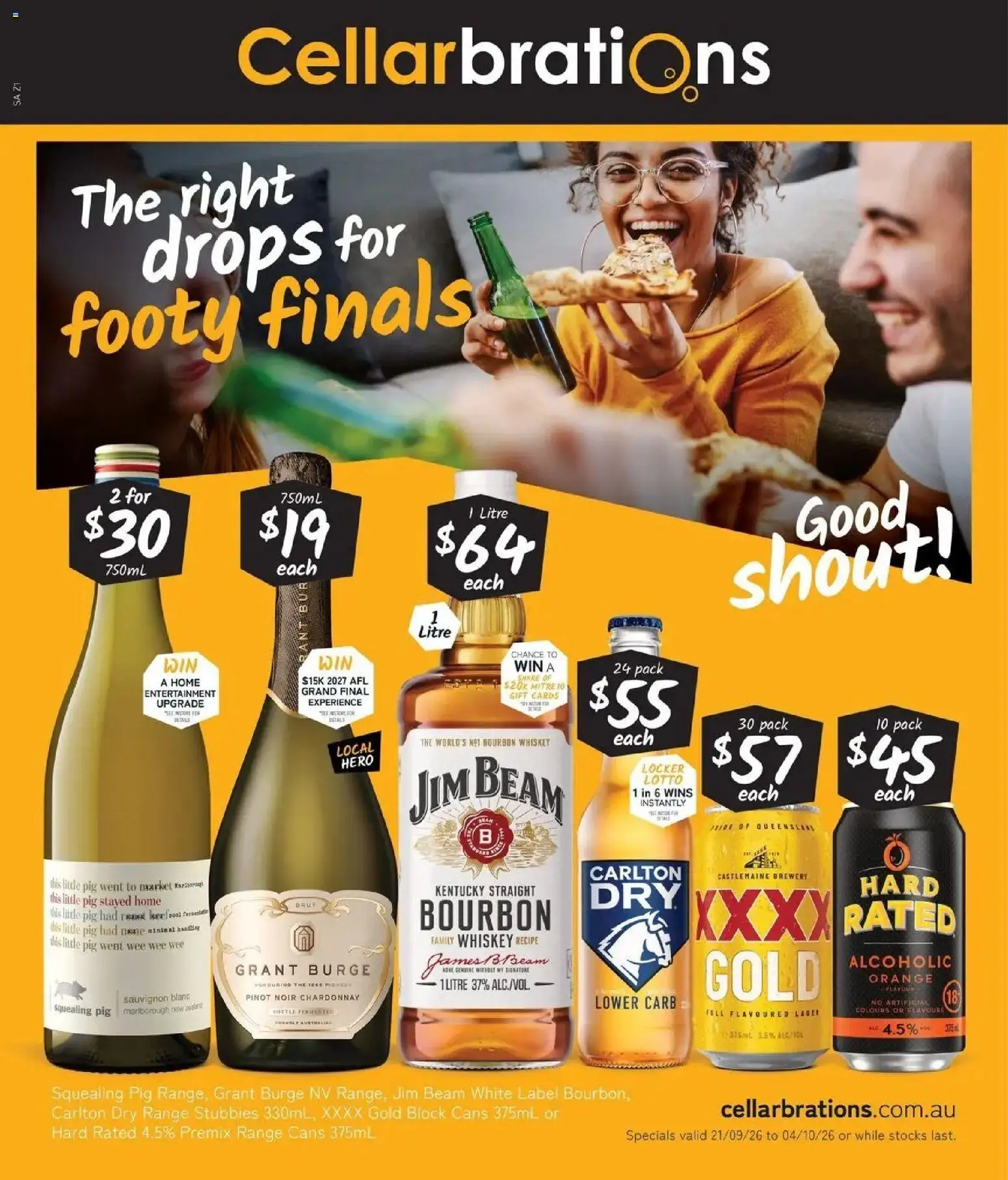 Preview of catalogue Cellarbrations catalogue Aldgate from shop Cellarbrations valid 21/09/2026 - Jim Beam, Bourbon, Whiskey