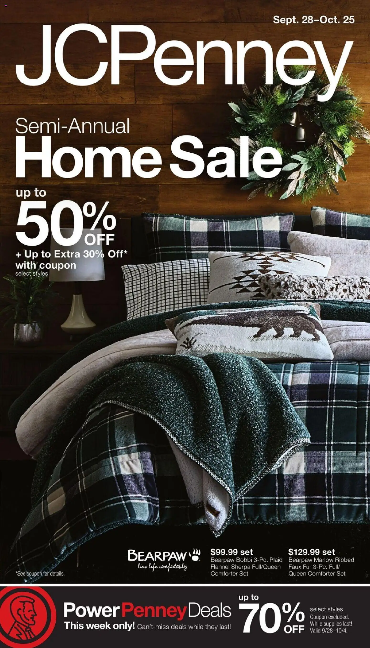 Ad Preview of JCPenney JCPenney Semi-Annual Home Sale from 09/28/2026 - Comforter