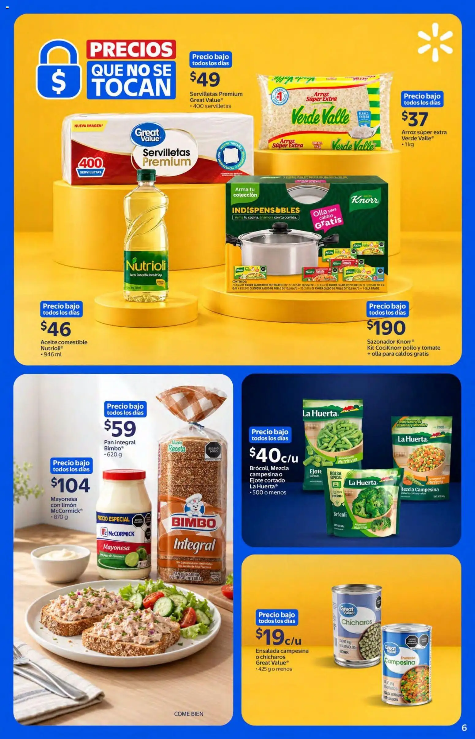 Vista previa las ofertas de la tienda Walmart - Walmart folleto Precios que no se tocan desde el 21/10/2026 