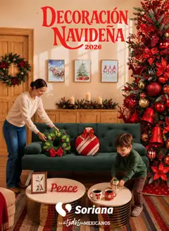 Vista previa las ofertas de la tienda Soriana - Soriana Híper - Decoracion Navideña desde el 30/09/2026 