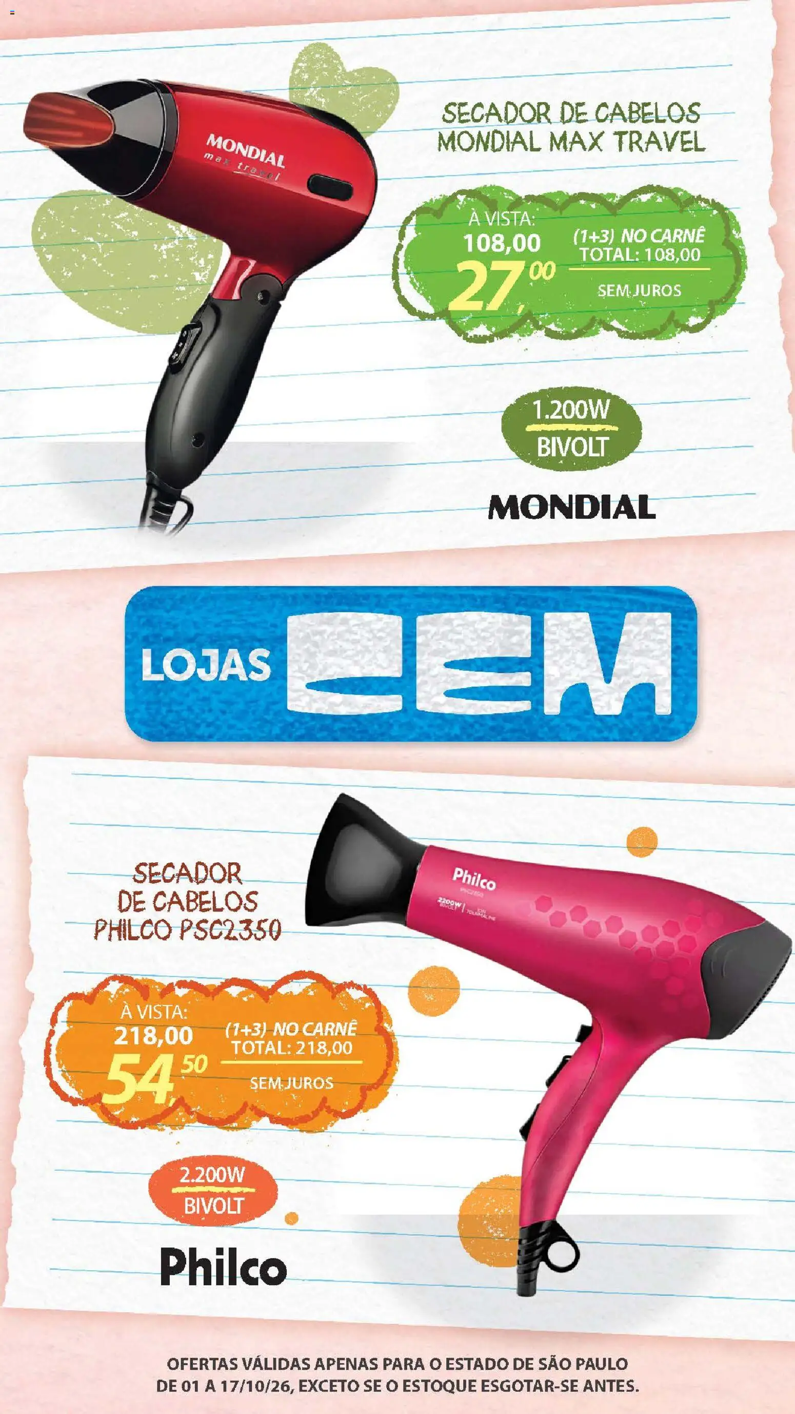 Ofertas Lojas Cem até 17/10/2026. - Página 130