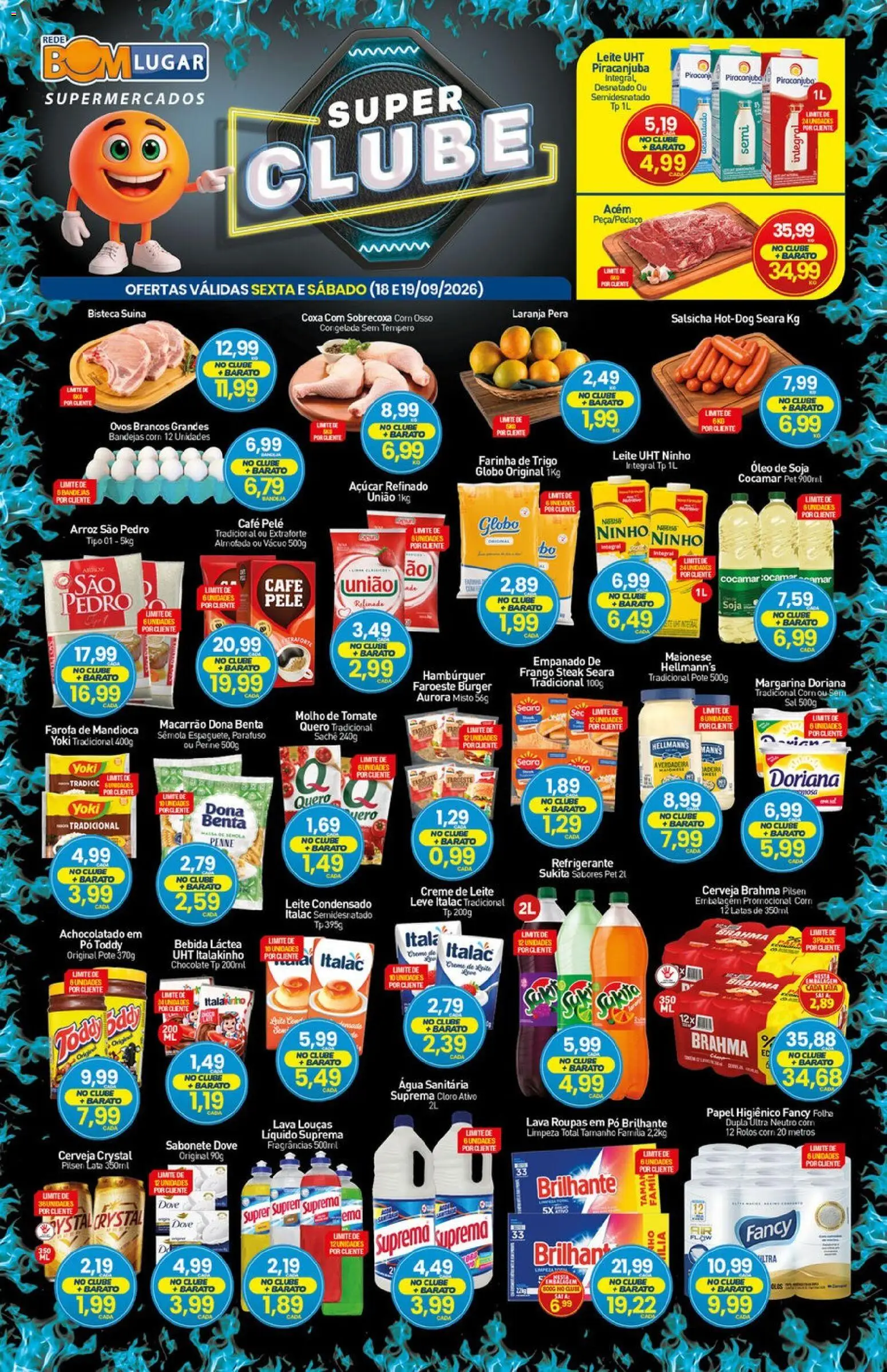 Pré-Visualização do folheto "Rede Bom Lugar - Ofertas da semana" da loja Rede Bom Lugar válido a partir de 18/09/2026
