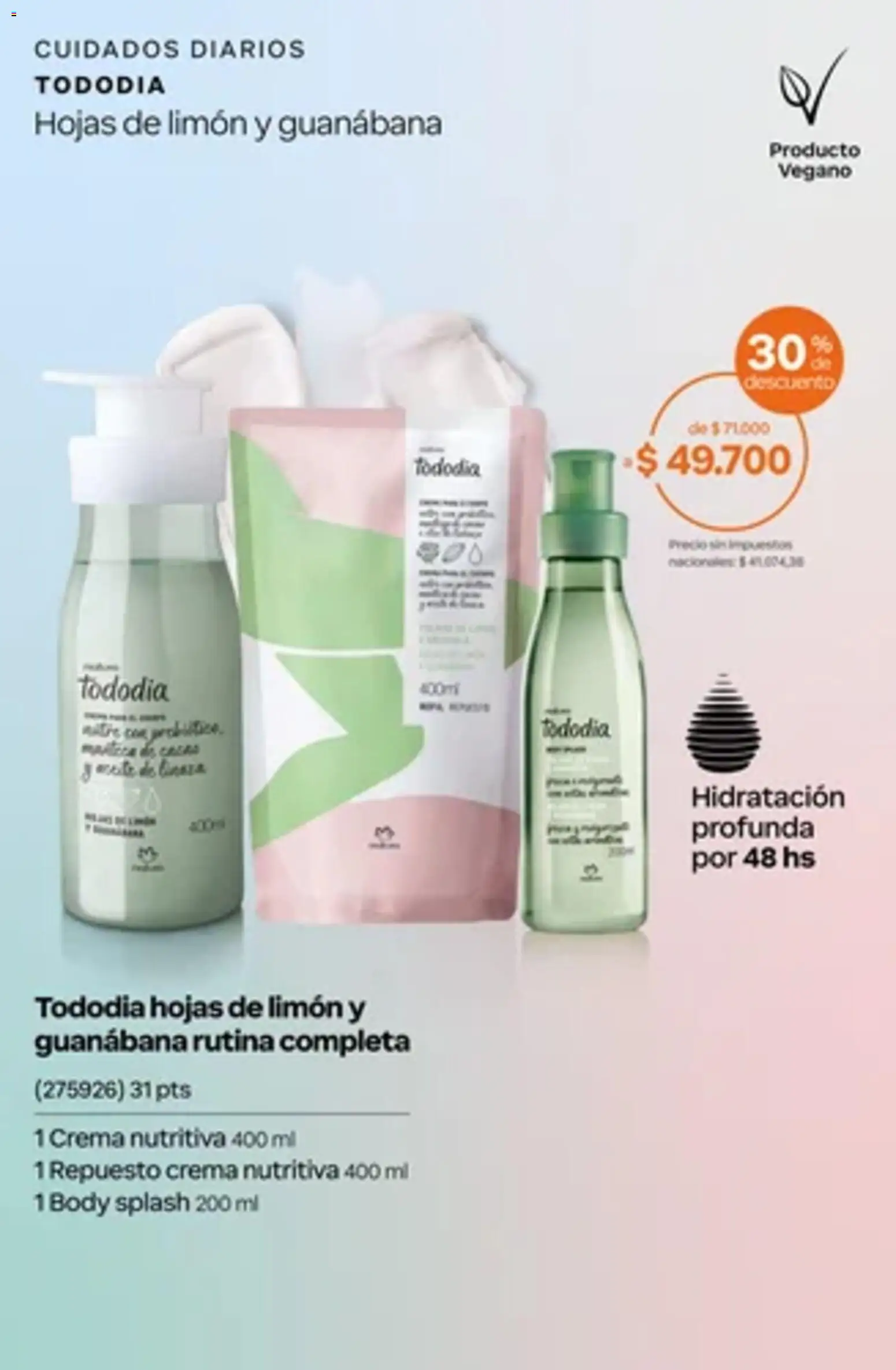 Vista previa del folleto de la tienda Natura válido desde el 01/10/2026 - Diarios, Body, Limón, Crema