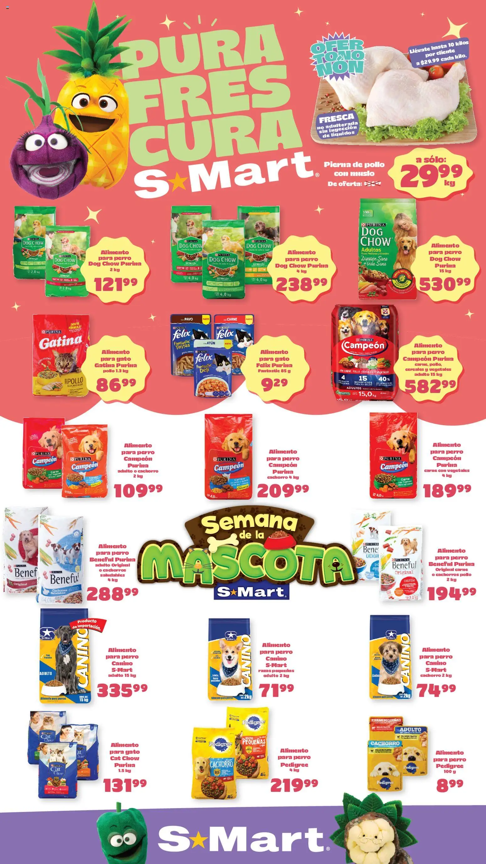 Vista previa las ofertas de la tienda S-Mart - S-Mart folleto Ofertas de feria Chihuahua desde el 10/04/2026 - Pollo, Cereales, Carne, Pavo, Atún