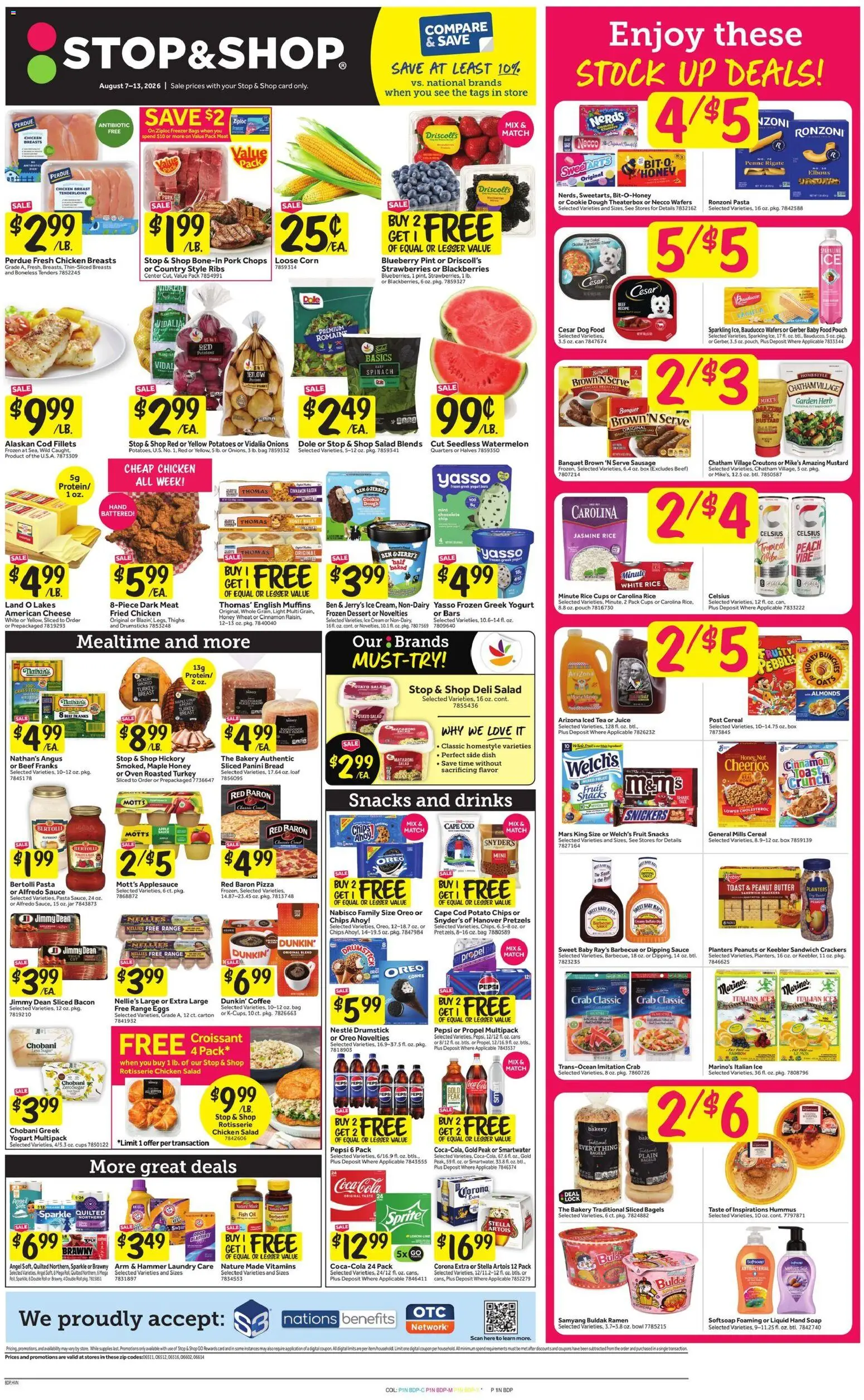 Ad Preview of Stop & Shop Stop & Shop Weekly Circular - CT from 08/07/2026