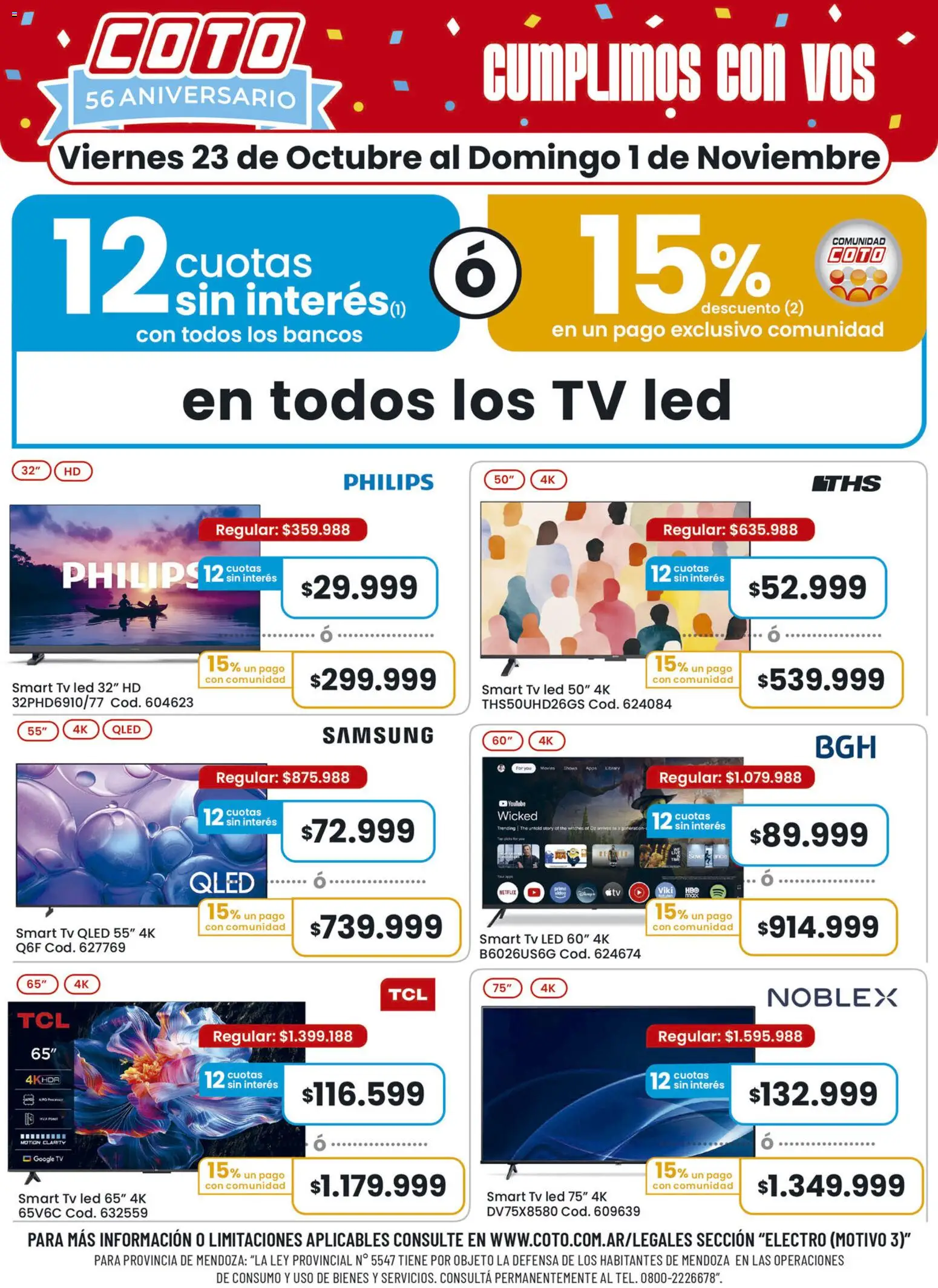 Vista previa del folleto de la tienda Coto válido desde el 23/10/2026 