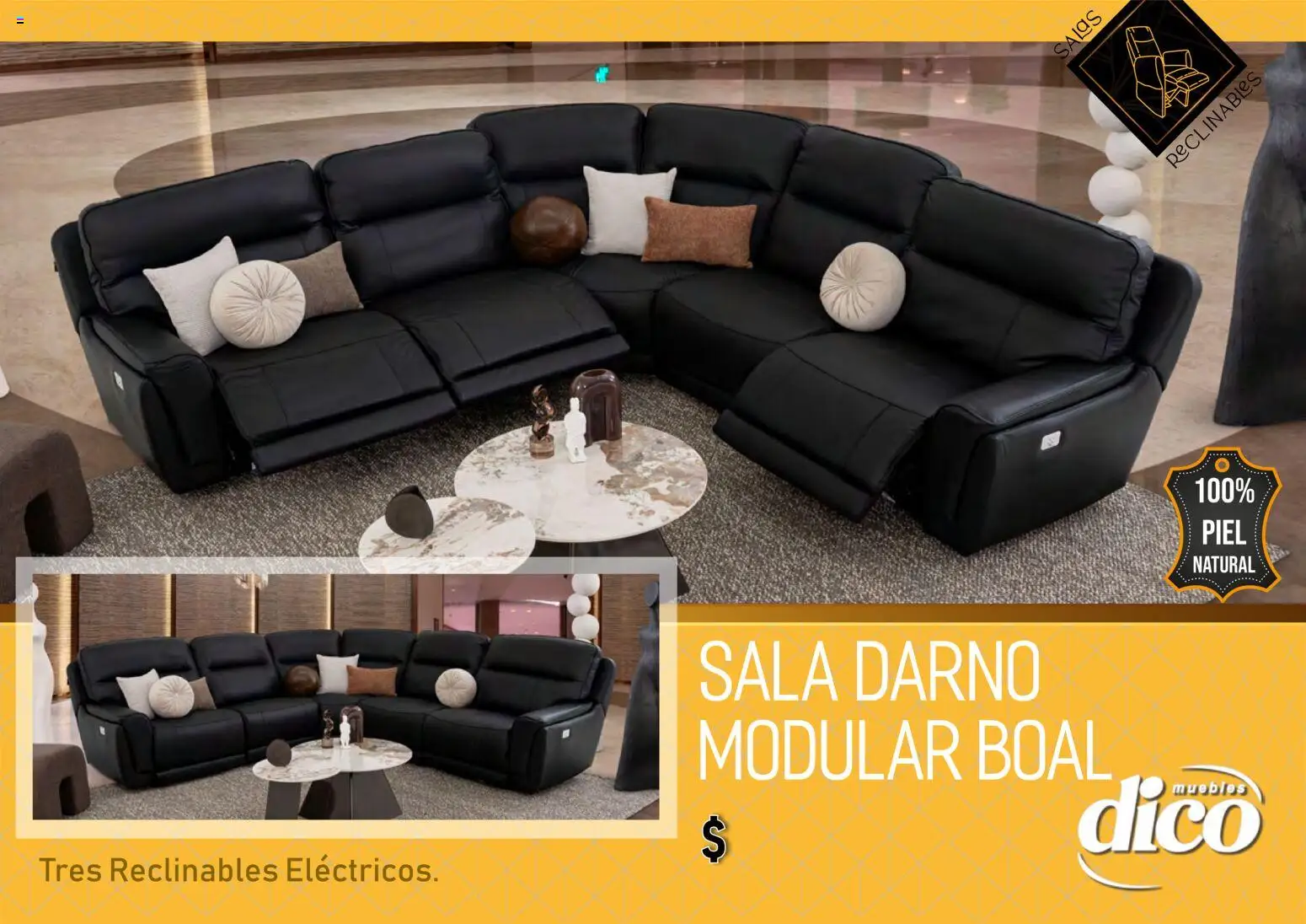 Vista previa las ofertas de la tienda Muebles Dico - Muebles Dico catálogo Salas reclinables desde el 27/03/2026 - Sala, Modular