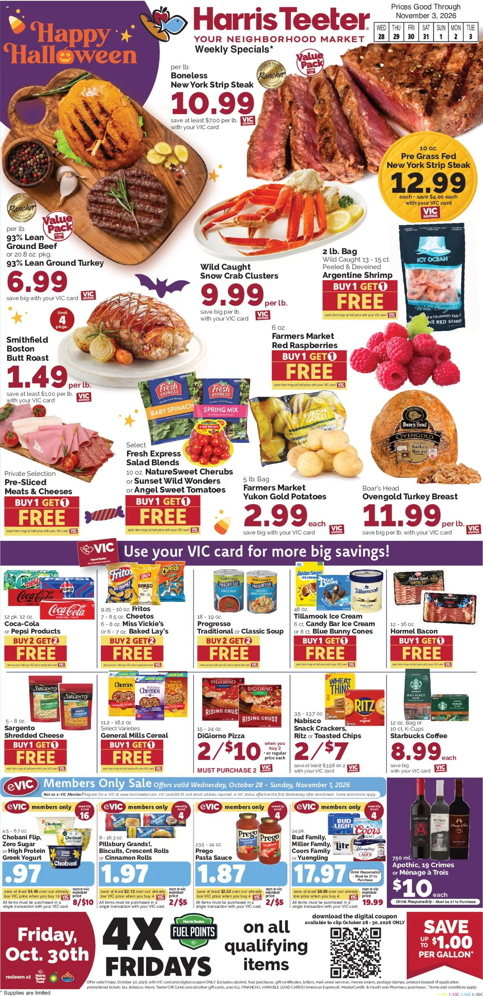 Ad Preview of Harris Teeter Harris Teeter Weekly Ad from 10/28/2026