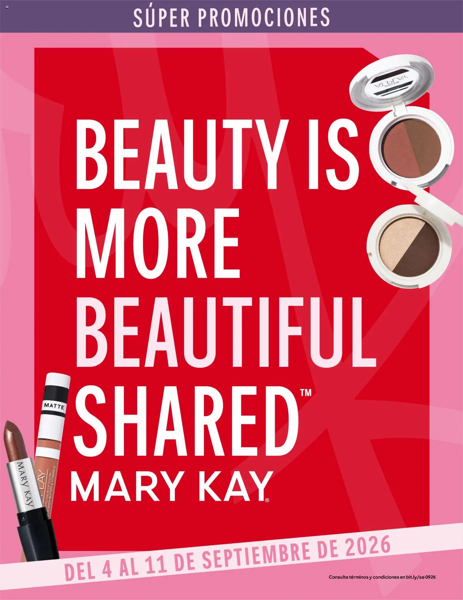 Vista previa las ofertas de la tienda Mary Kay - Catálogo Mary Kay Súper promociones desde el 04/09/2026 