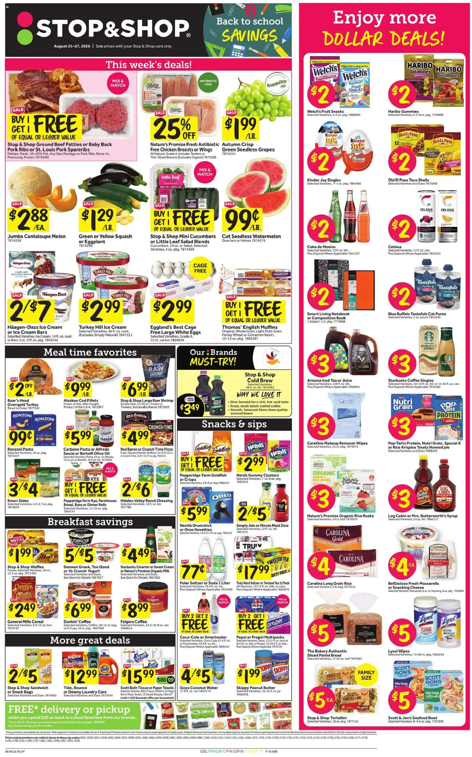 Ad Preview of Stop & Shop Stop & Shop Weekly Circular - NY from 08/21/2026