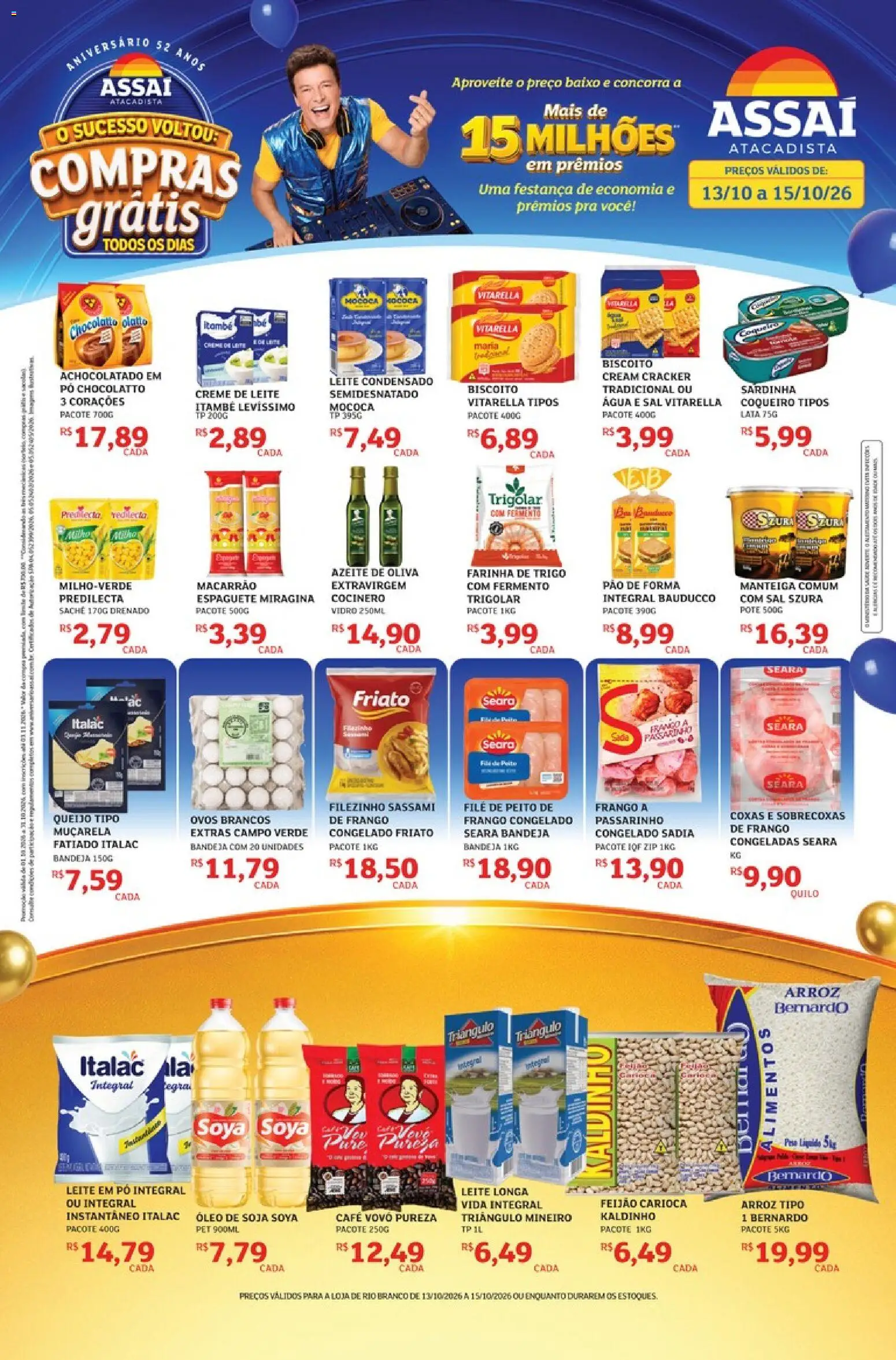 Pré-Visualização do folheto "Assaí Atacadista ofertas - AC" da loja Assaí Atacadista válido a partir de 13/10/2026