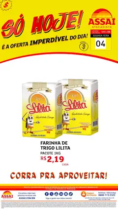 Pré-Visualização do folheto "Assaí Atacadista ofertas - DF" da loja Assaí Atacadista válido a partir de 04/05/2026
