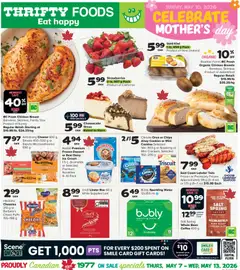 Preview of leaflet Thrifty Foods weekly flyer / circulaire from shop Thrifty Foods is valid from May 07, 2026