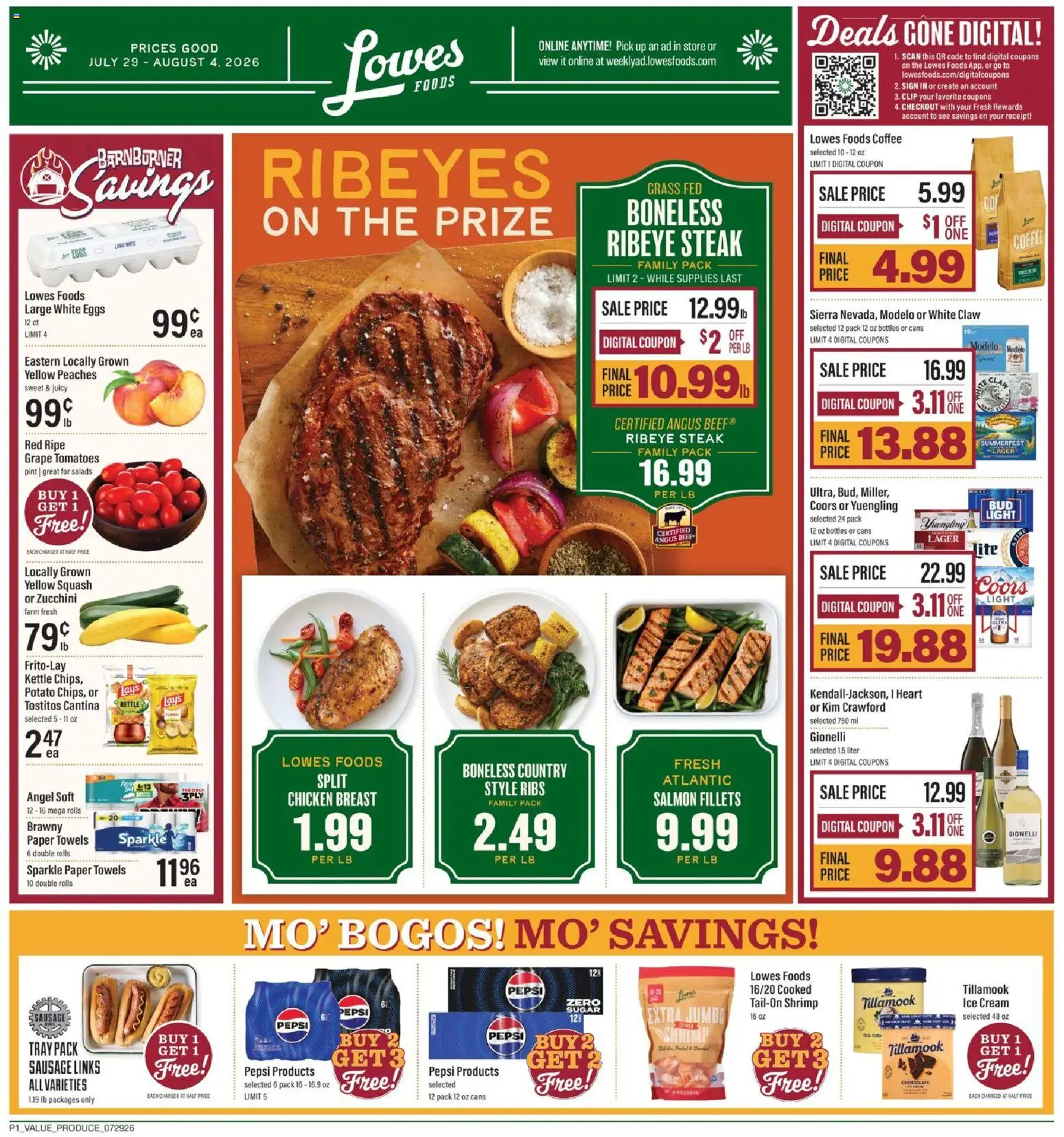 Ad Preview of Lowes Foods Lowes Foods Weekly Ad from 07/29/2026
