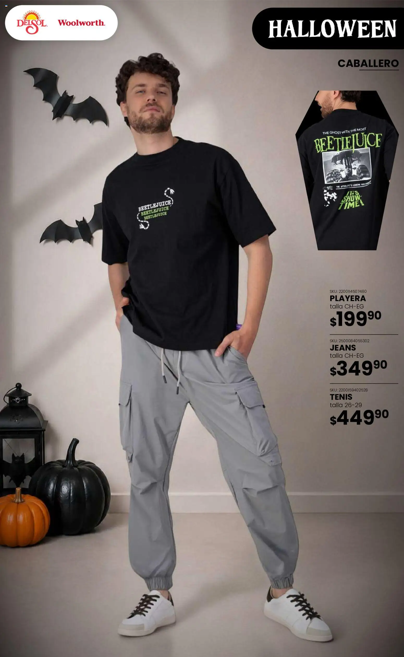 Vista previa las ofertas de la tienda Del Sol y Woolworth - Del Sol y Woolworth catálogo Halloween desde el 22/10/2026 