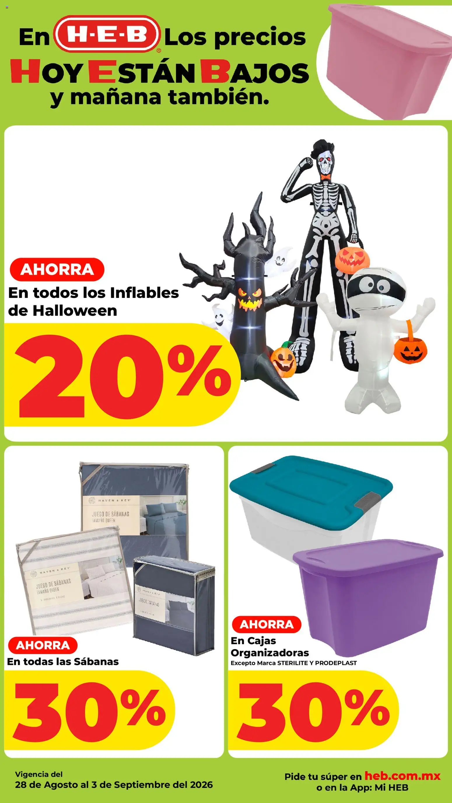 Vista previa las ofertas de la tienda H-E-B - H-E-B folleto desde el 28/08/2026 