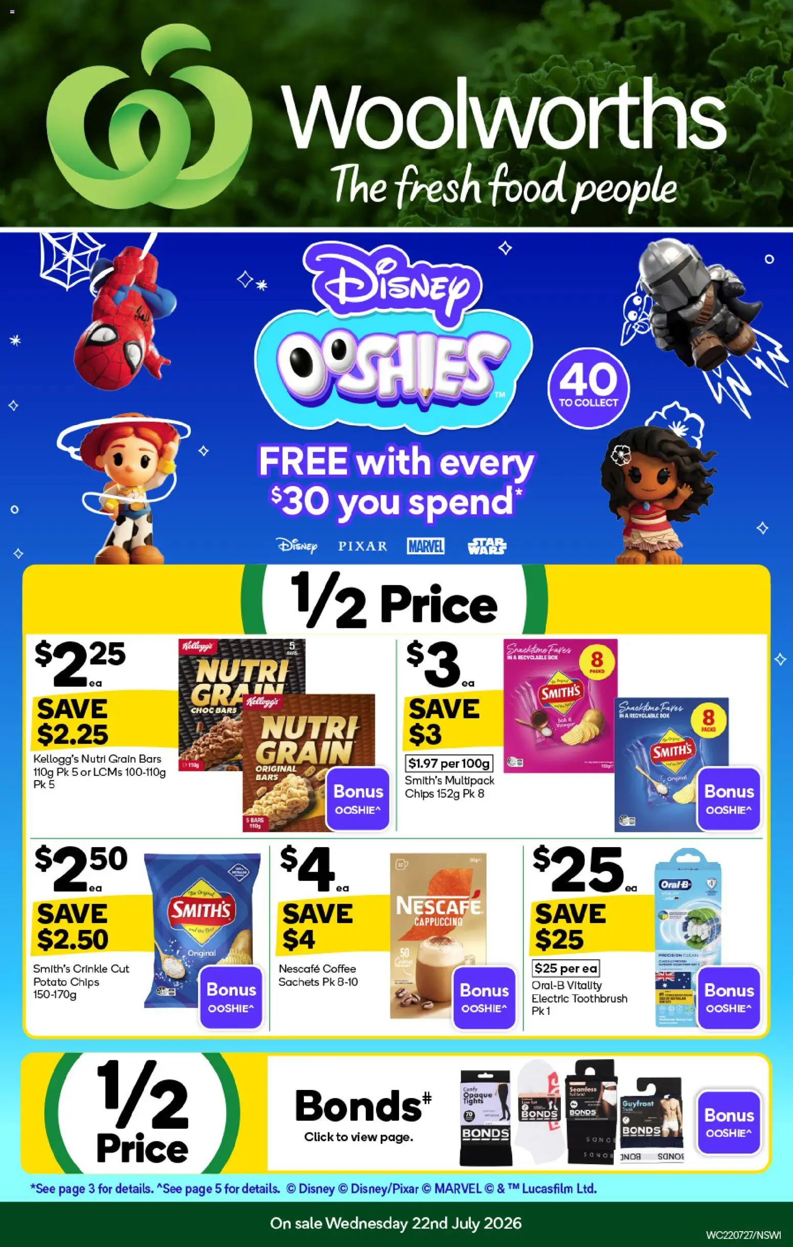 Preview of catalogue Woolworths catalogue NSW from shop Woolworths valid 22/07/2026
