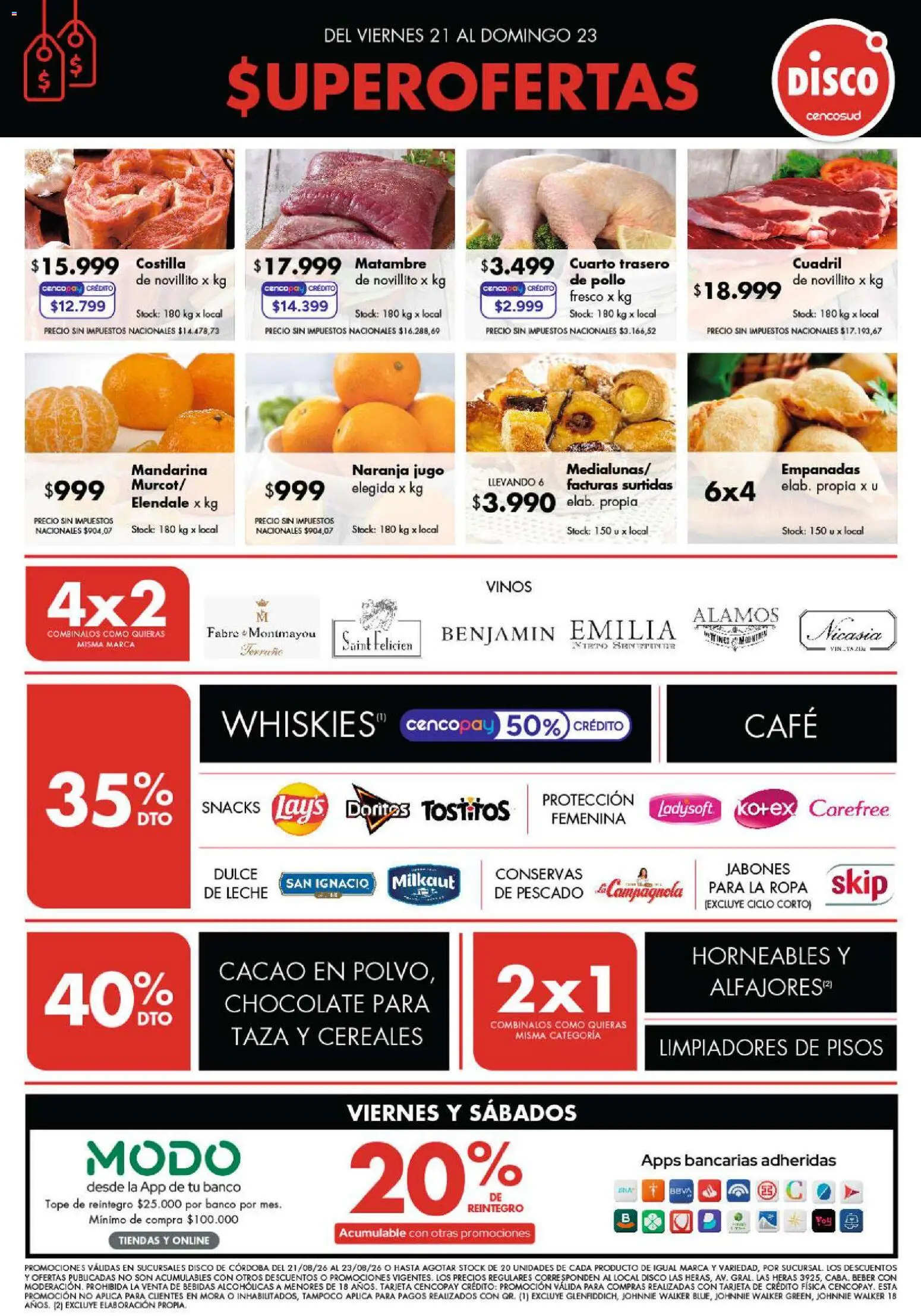 Vista previa del folleto de la tienda Disco válido desde el 20/08/2026 