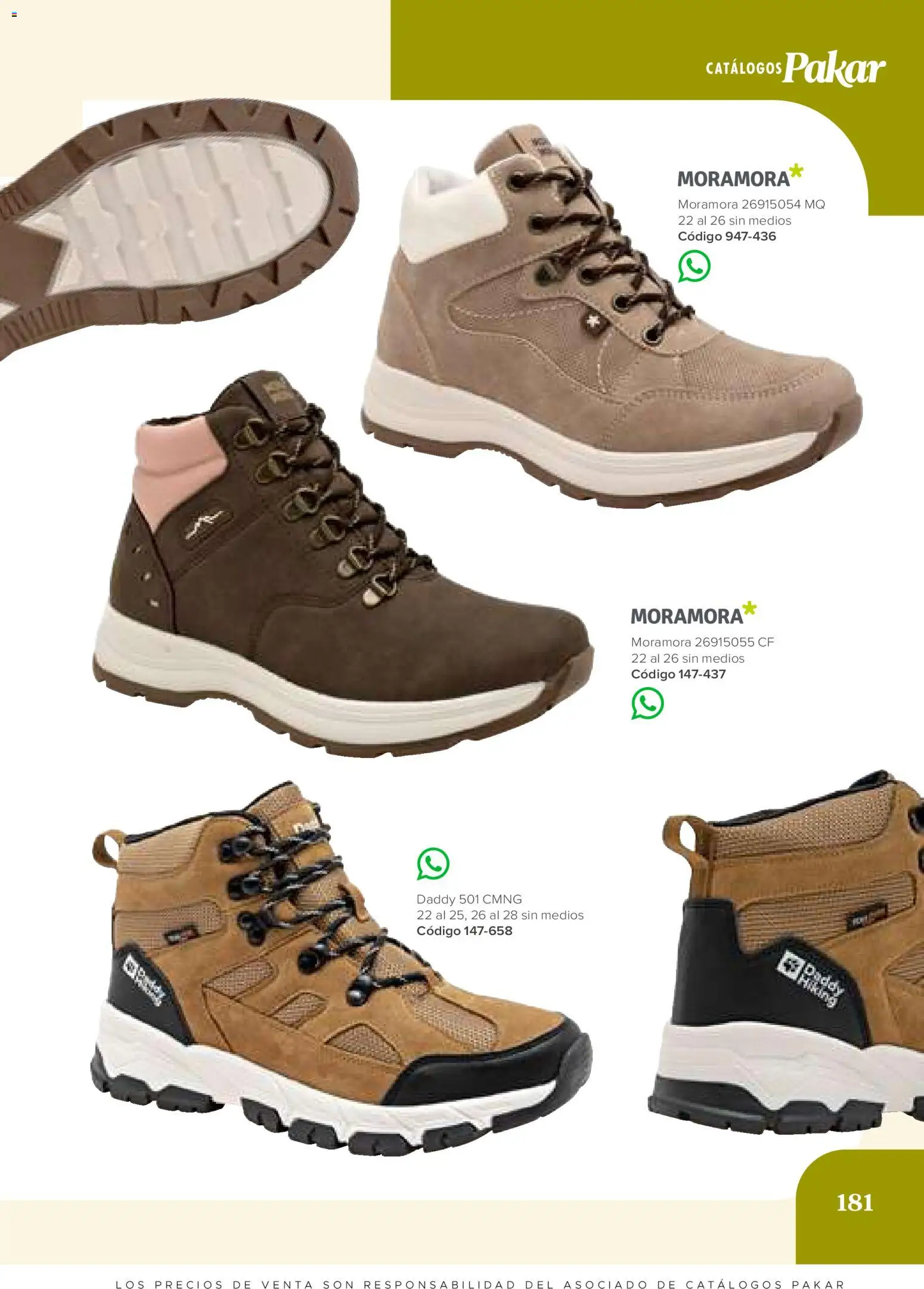 Vista previa las ofertas de la tienda SC Pakar - SC Pakar catálogo Bota desde el 31/07/2026 