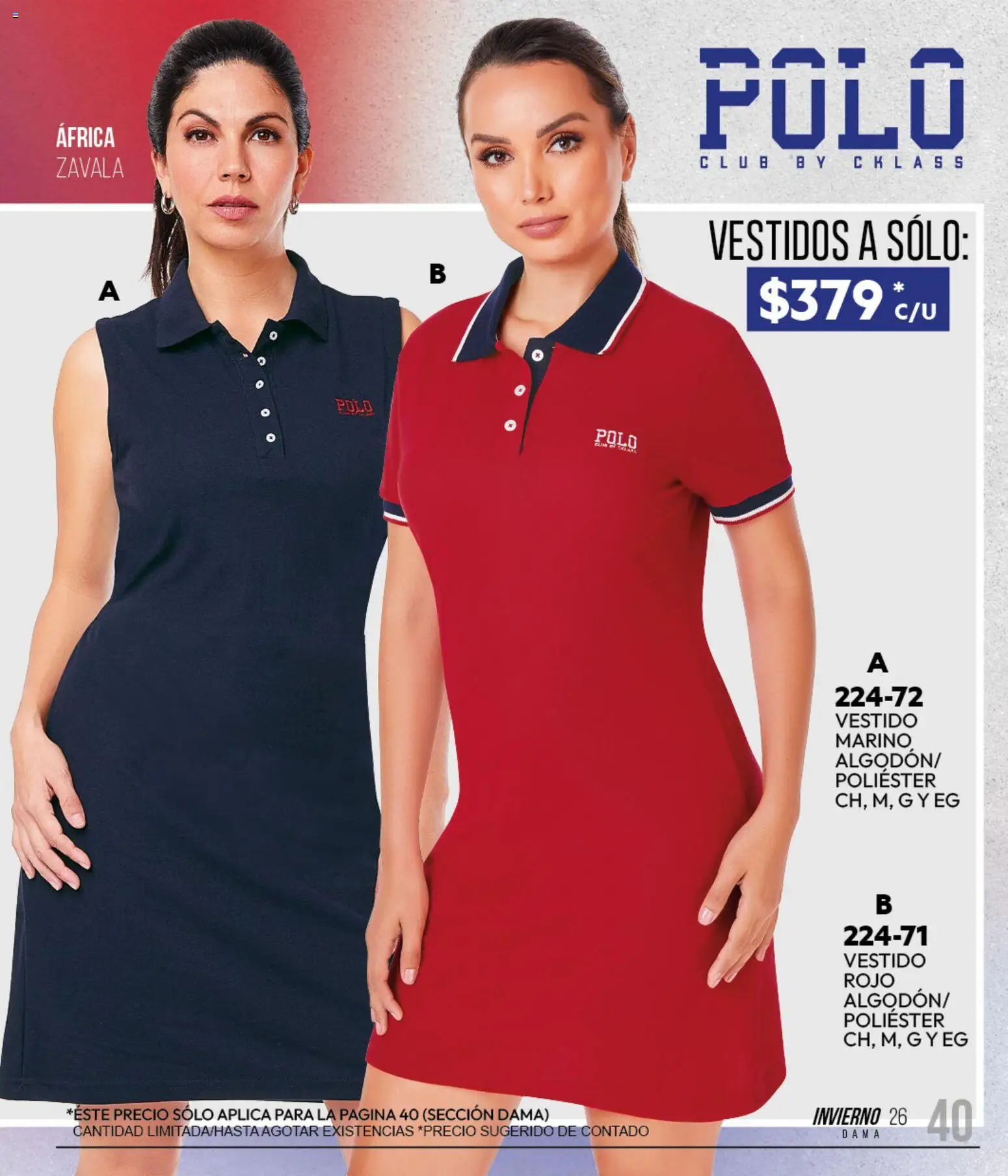 Vista previa las ofertas de la tienda Cklass - Cklass catálogo Sportbrands Dama Invierno desde el 11/09/2026 - Vestido