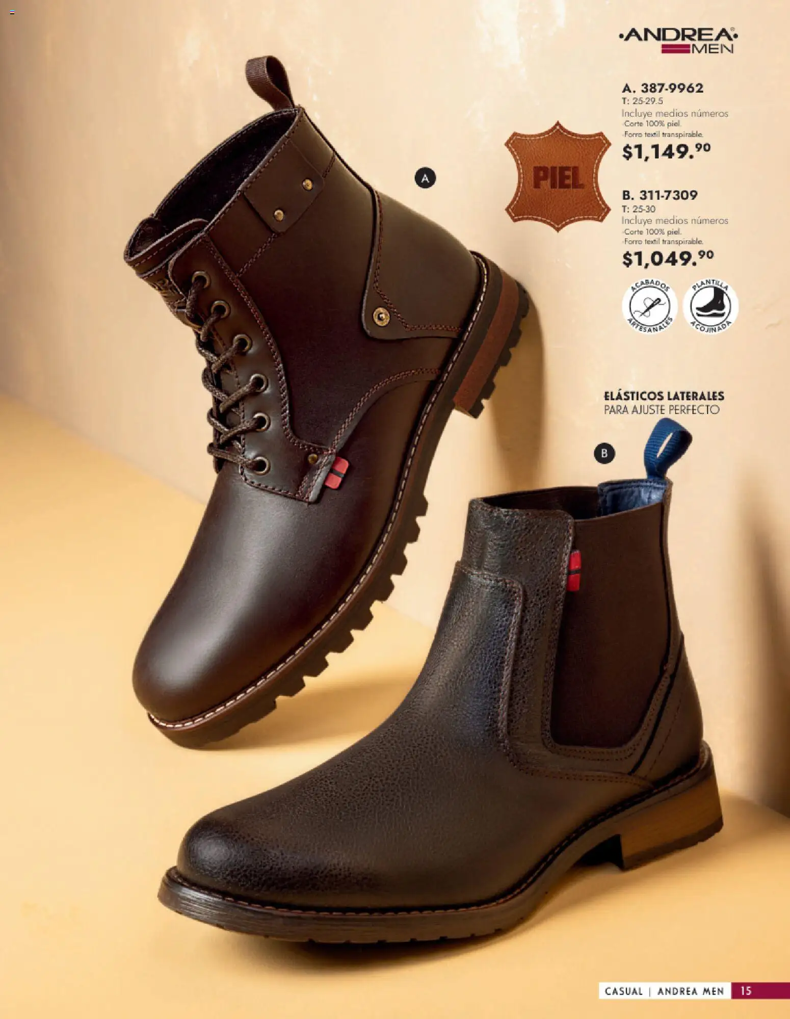 Vista previa las ofertas de la tienda Andrea - Catálogo Calzado Caballero desde el 25/01/2026 