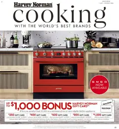 Preview of catalogue Harvey Norman Cooking from shop Harvey Norman valid 1 Jul 2026
