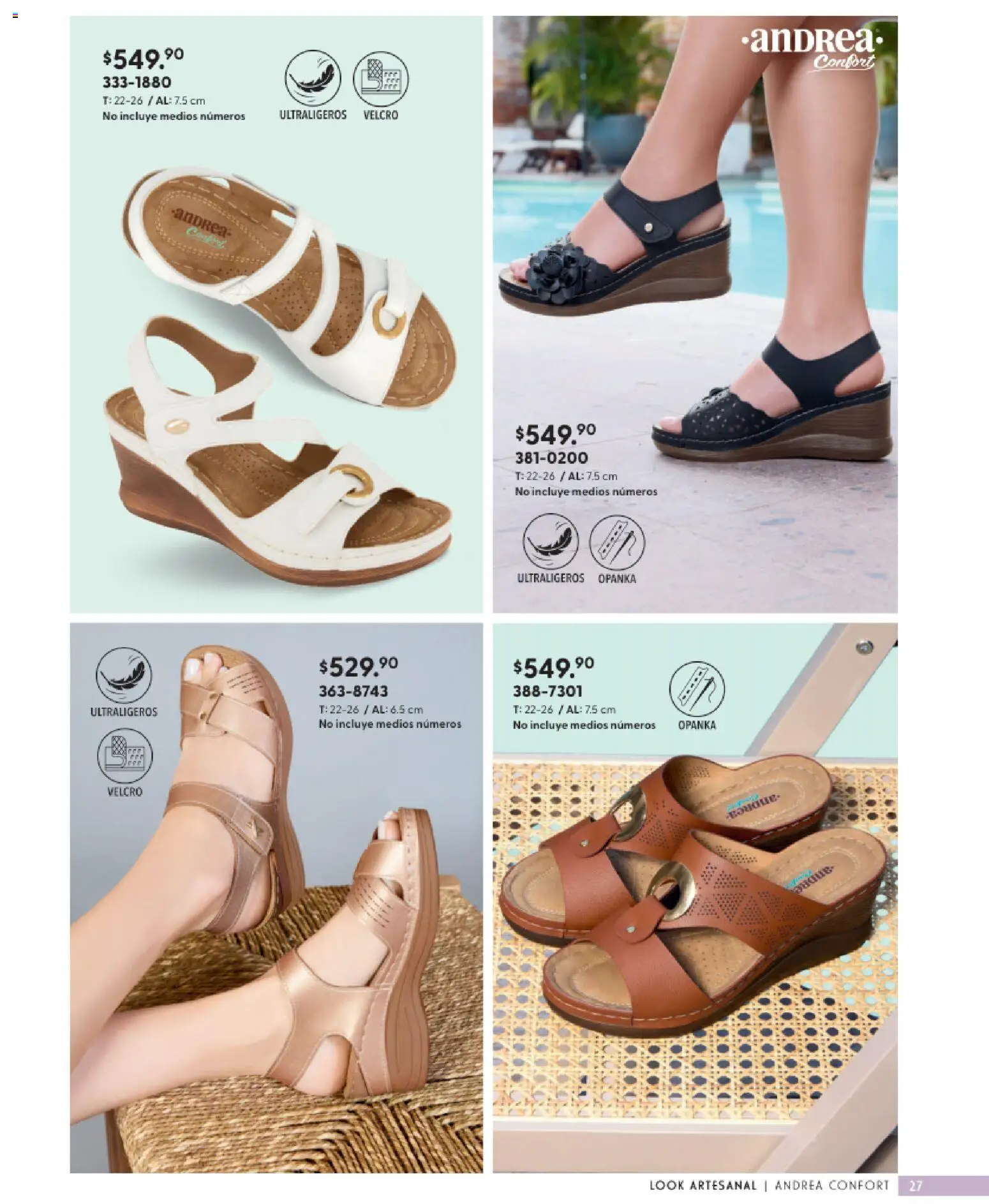 Vista previa las ofertas de la tienda Andrea - Catálogo Calzado Confort desde el 25/01/2026 