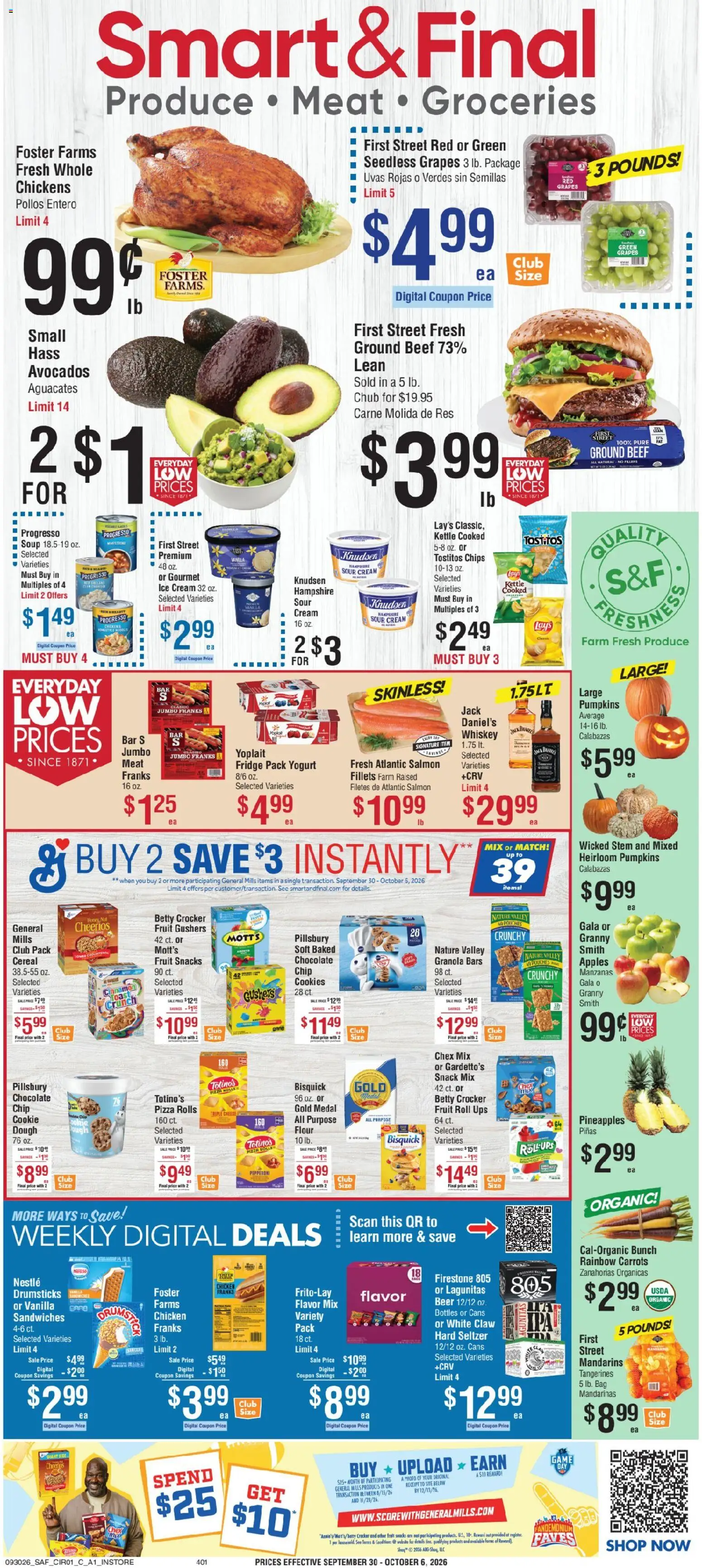 Ad Preview of Smart & Final Smart & Final Weekly Ad from 09/30/2026